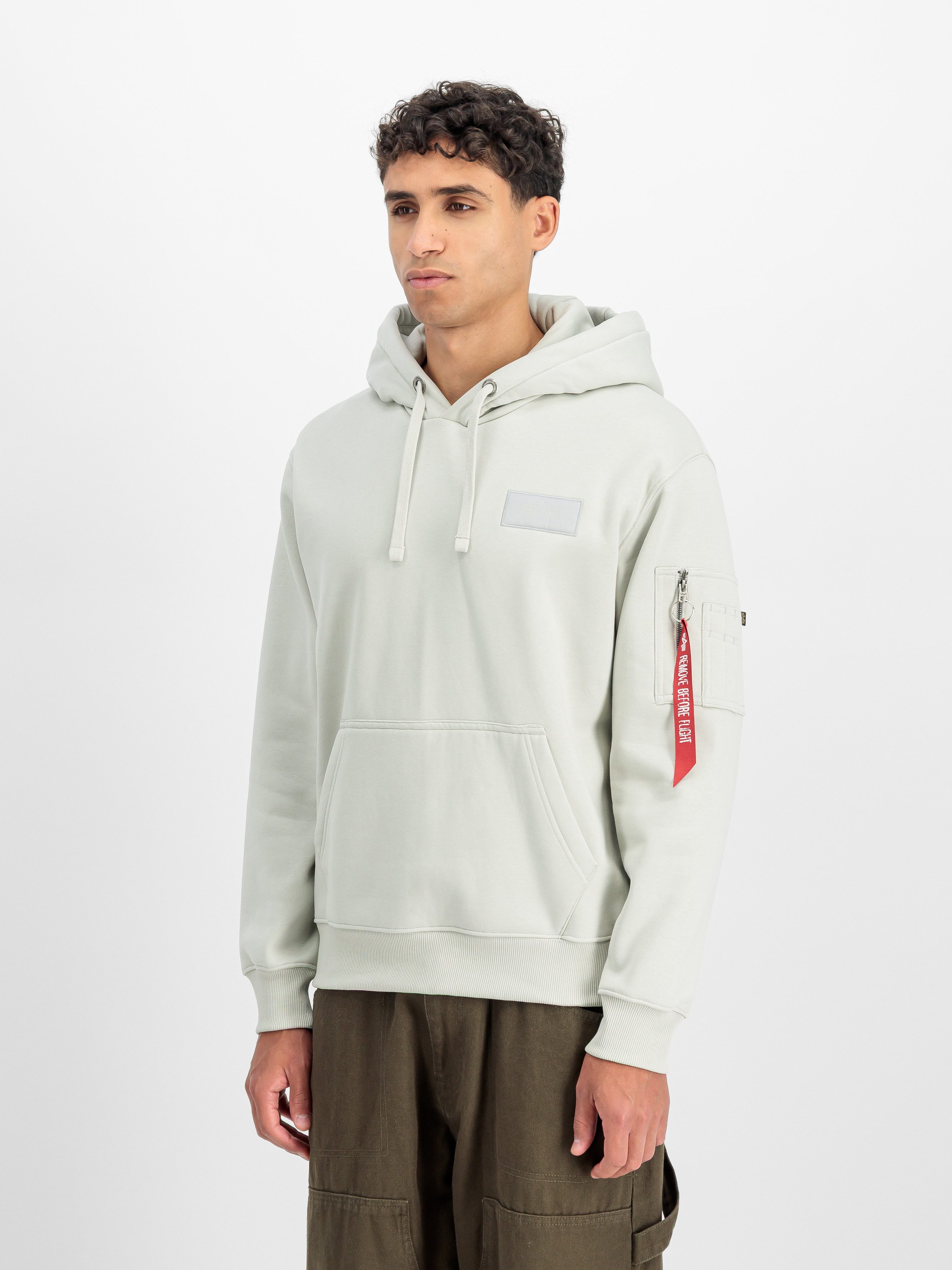 Alpha Industries Kapuzensweatshirt BACK PRINT HOODY Baumwollmischung, regular fit