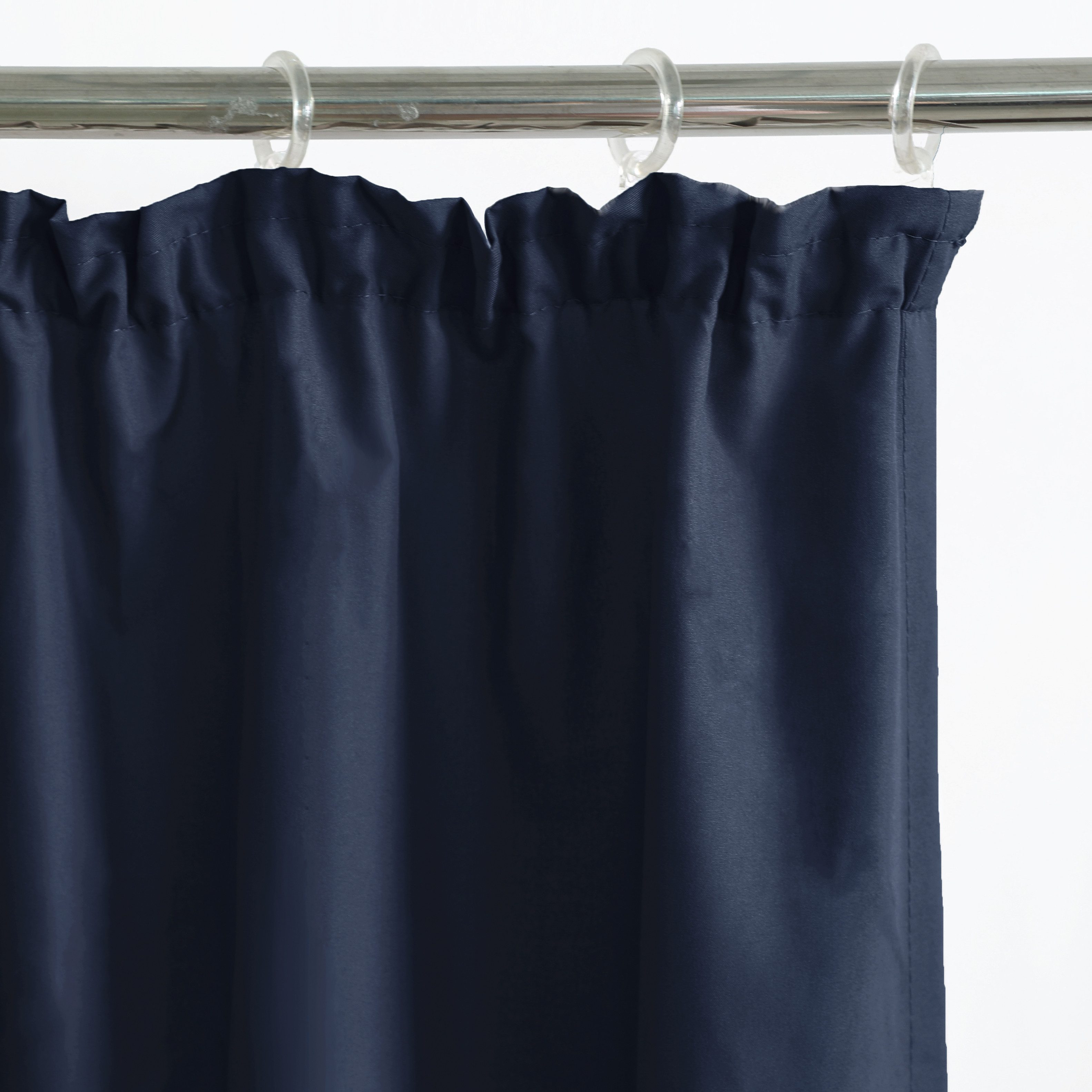 OTTO home Vorhang Raja, Gardinen mit Kräuselband, Vorhänge Wohnzimmer (2 St), Kräuselband, blickdicht, Polyester, 2er-Set, Bestseller, einfarbig, modern, pflegeleicht, Mikrofaser