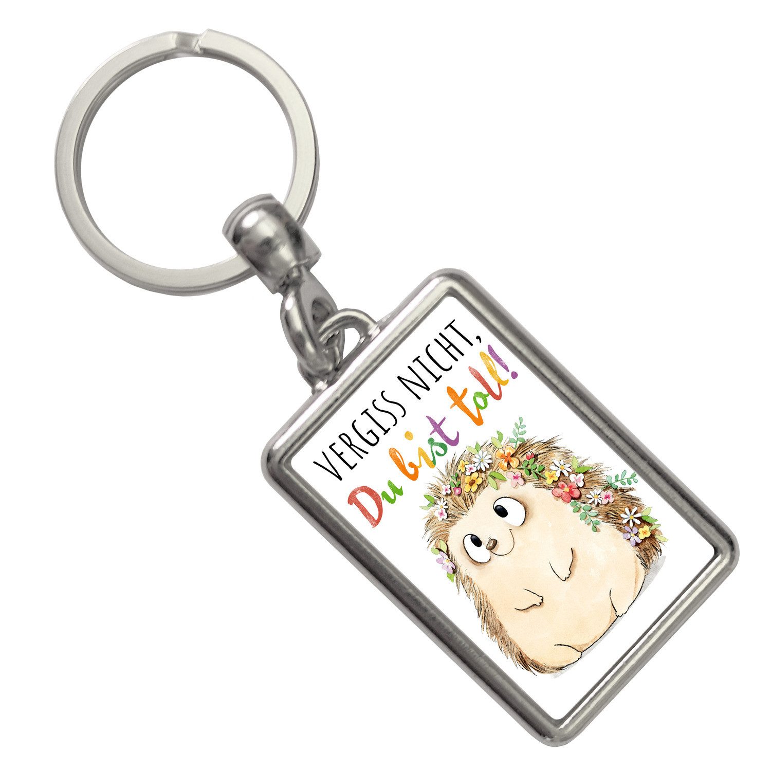 speecheese Schlüsselanhänger Igel Schlüsselanhänger mit Spruch günstig online kaufen