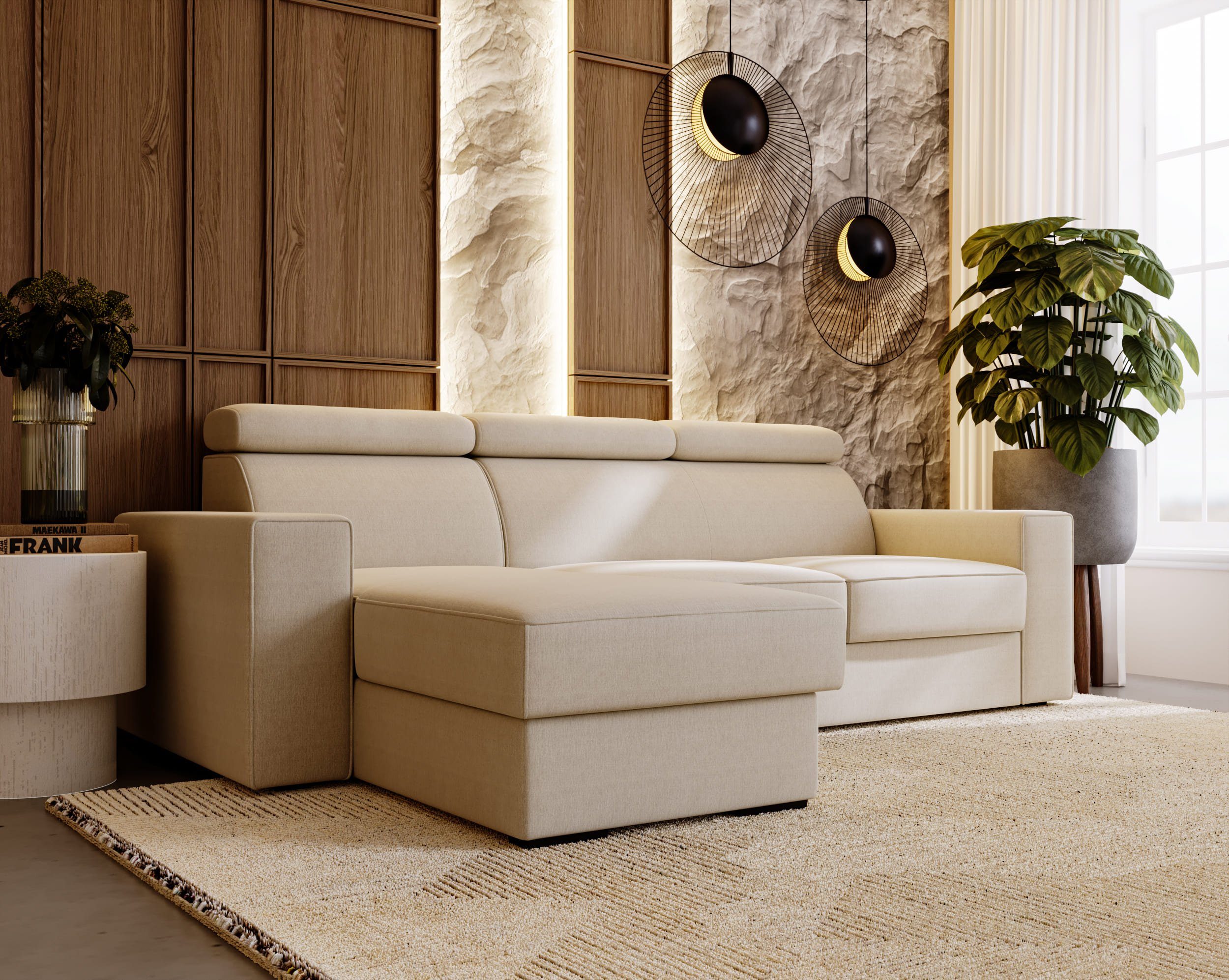 MOEBLO Ecksofa ROSALINE, Couch für Wohnzimmer, günstig online kaufen