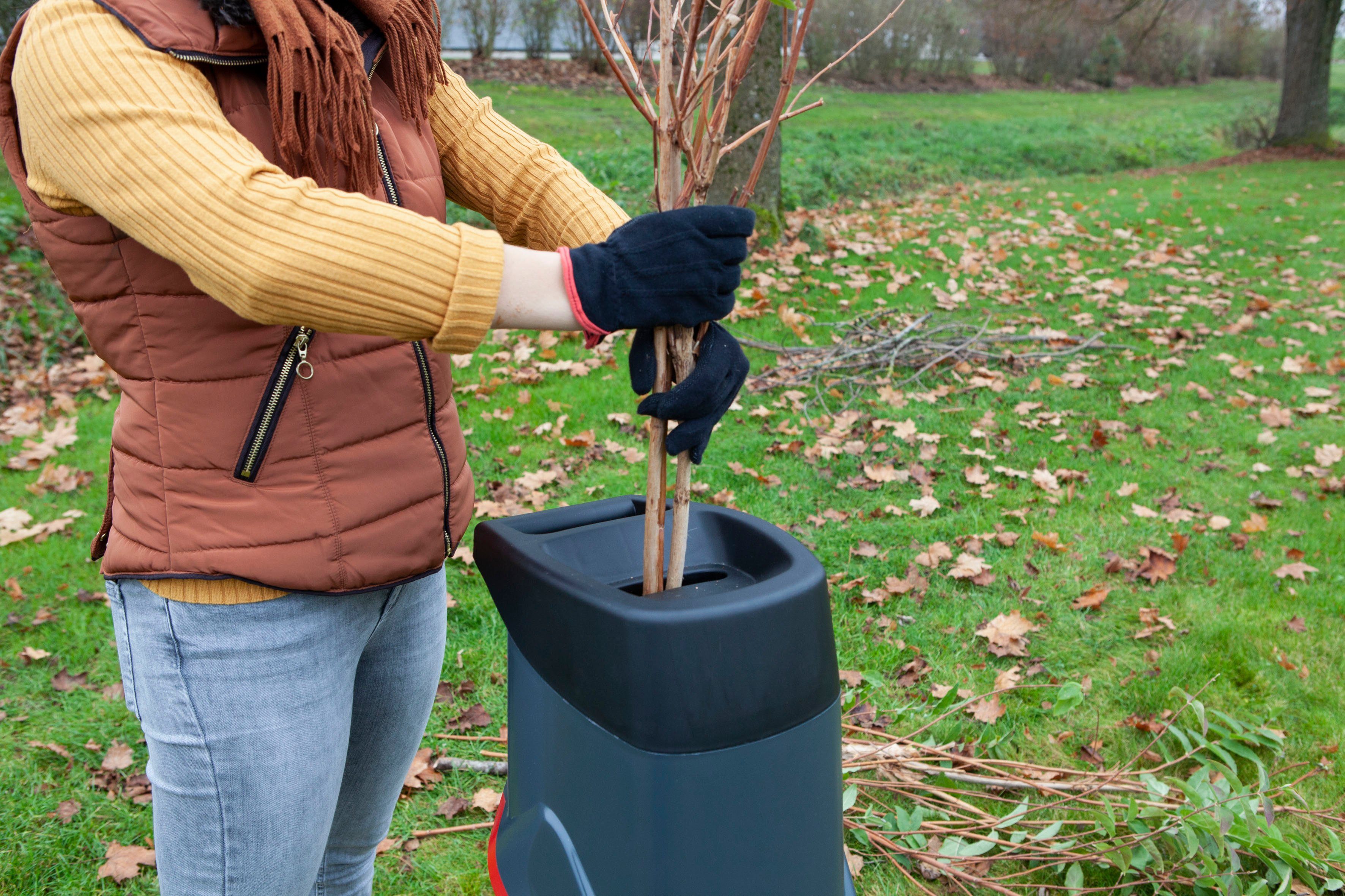 AL-KO Messerhäcksler Elektro-Messerhäcksler MH 2500 Slice, 4 cm max. Astdurchmesser, 2.500 Watt