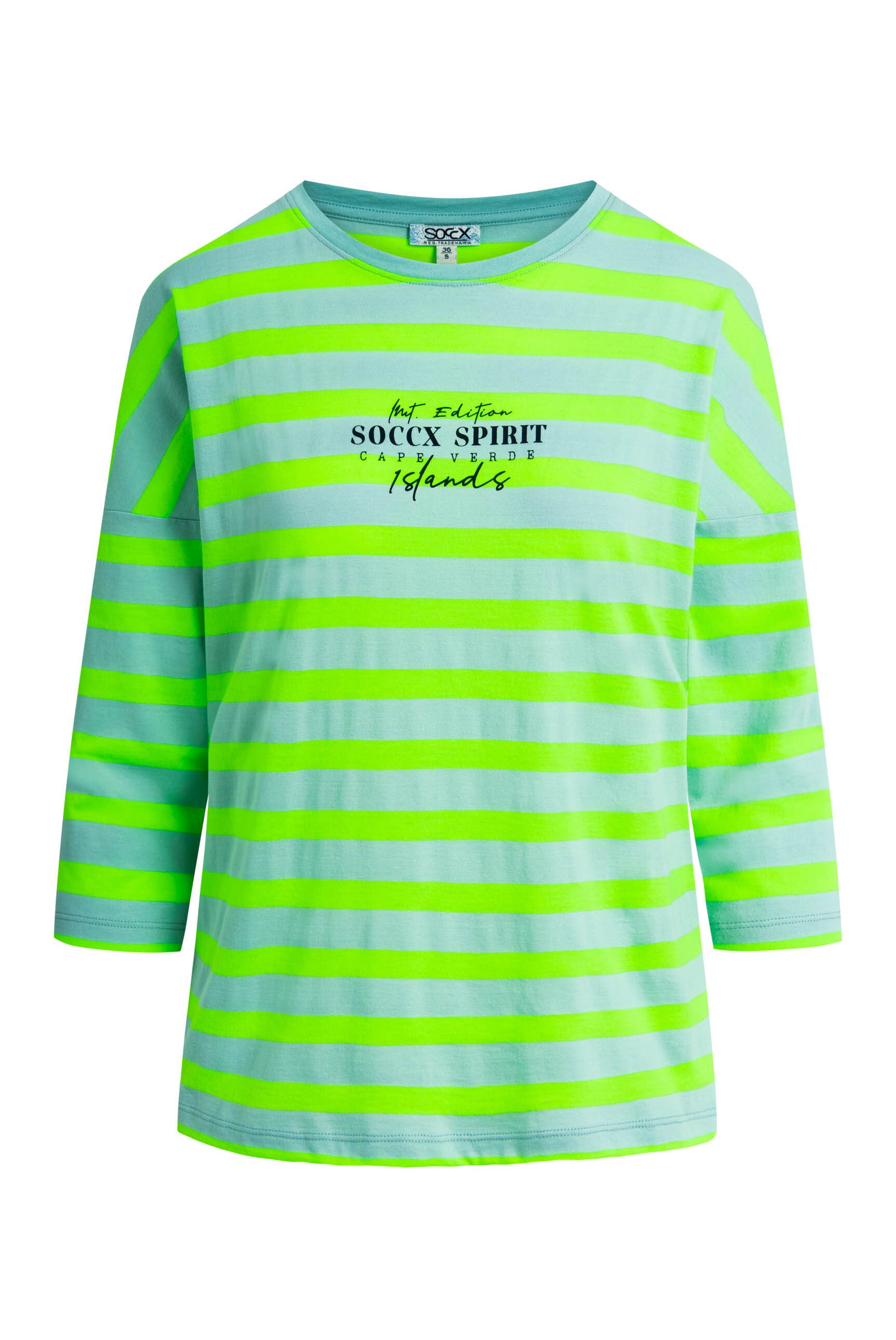 SOCCX Rundhalsshirt mit Baumwolle