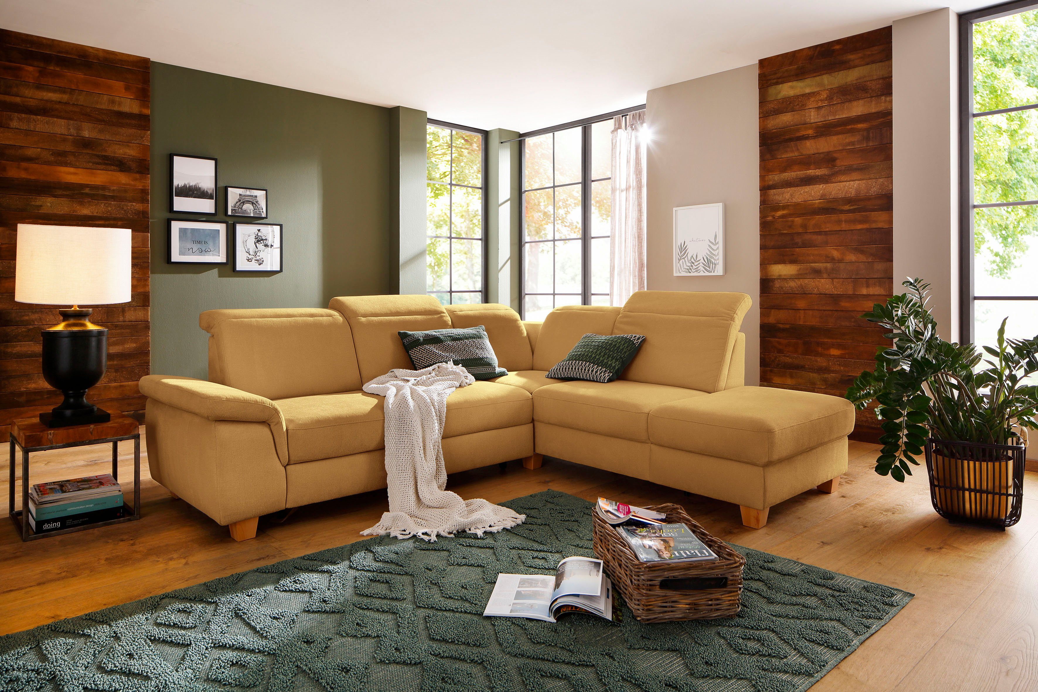 Home affaire Ecksofa Dalia L-Form, mit günstig online kaufen