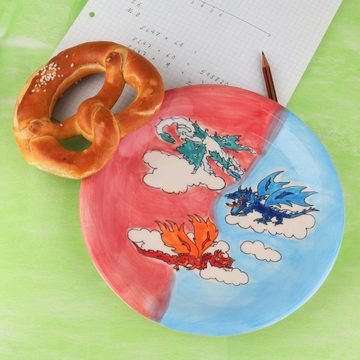 Mila Teller Mila Keramik-Teller Dragon Time, (1 St)