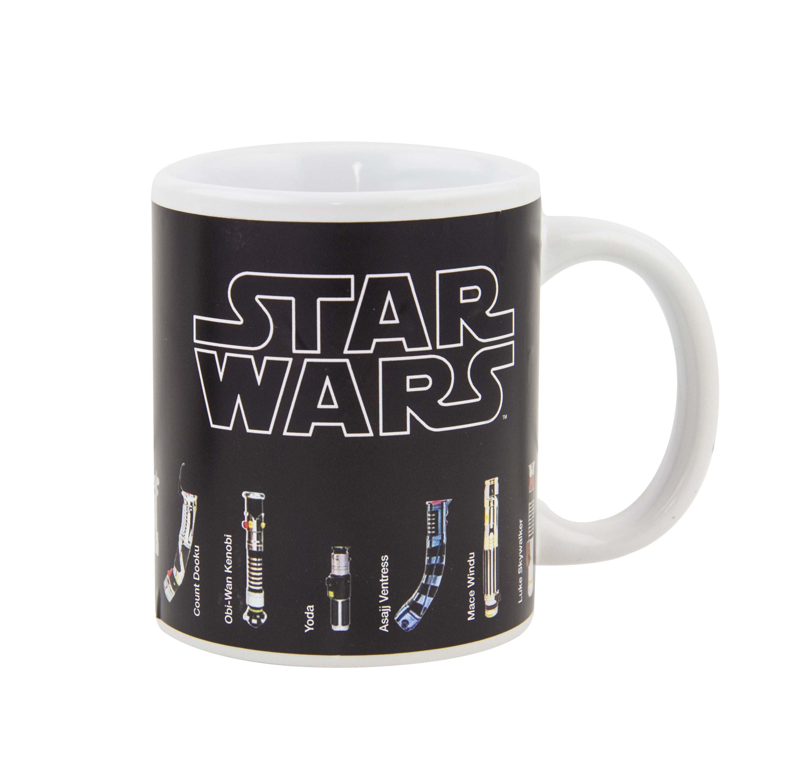Paladone Tasse Star Wars Tasse mit Thermoeffekt Lightsaber, 1-tlg., Wird eine heiße Flüssigkeit eingefüllt, verändert sich das Motiv