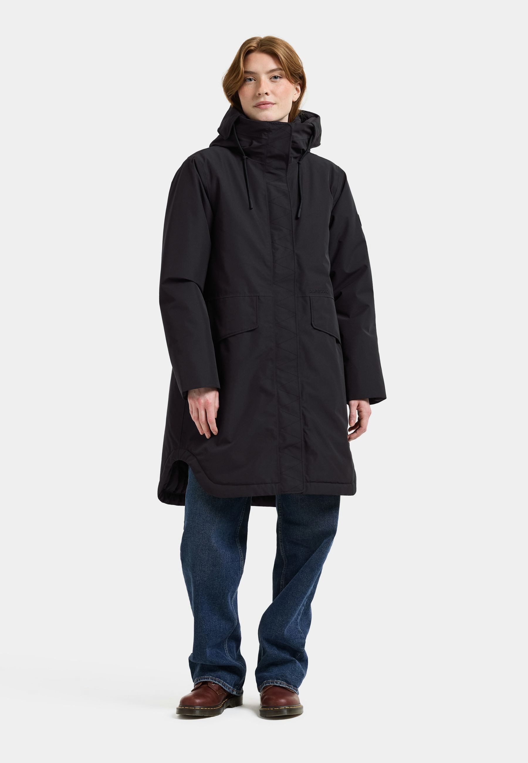 Didriksons Winterjacke Damen Winterparka Wasserdicht LILIAN mit Kapuze mit Taschen – Bild 2 von 5