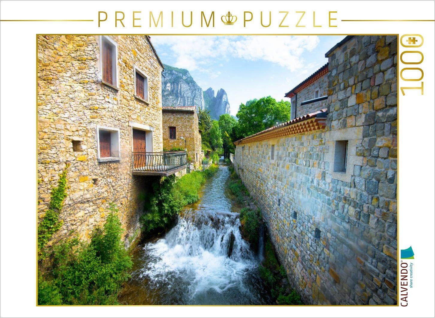 Puzzle CALVENDO Puzzle Saou, Drome 1000 Teile Lege-Größe 64 x 48 cm Foto-Puzzle Bild von Midgardson