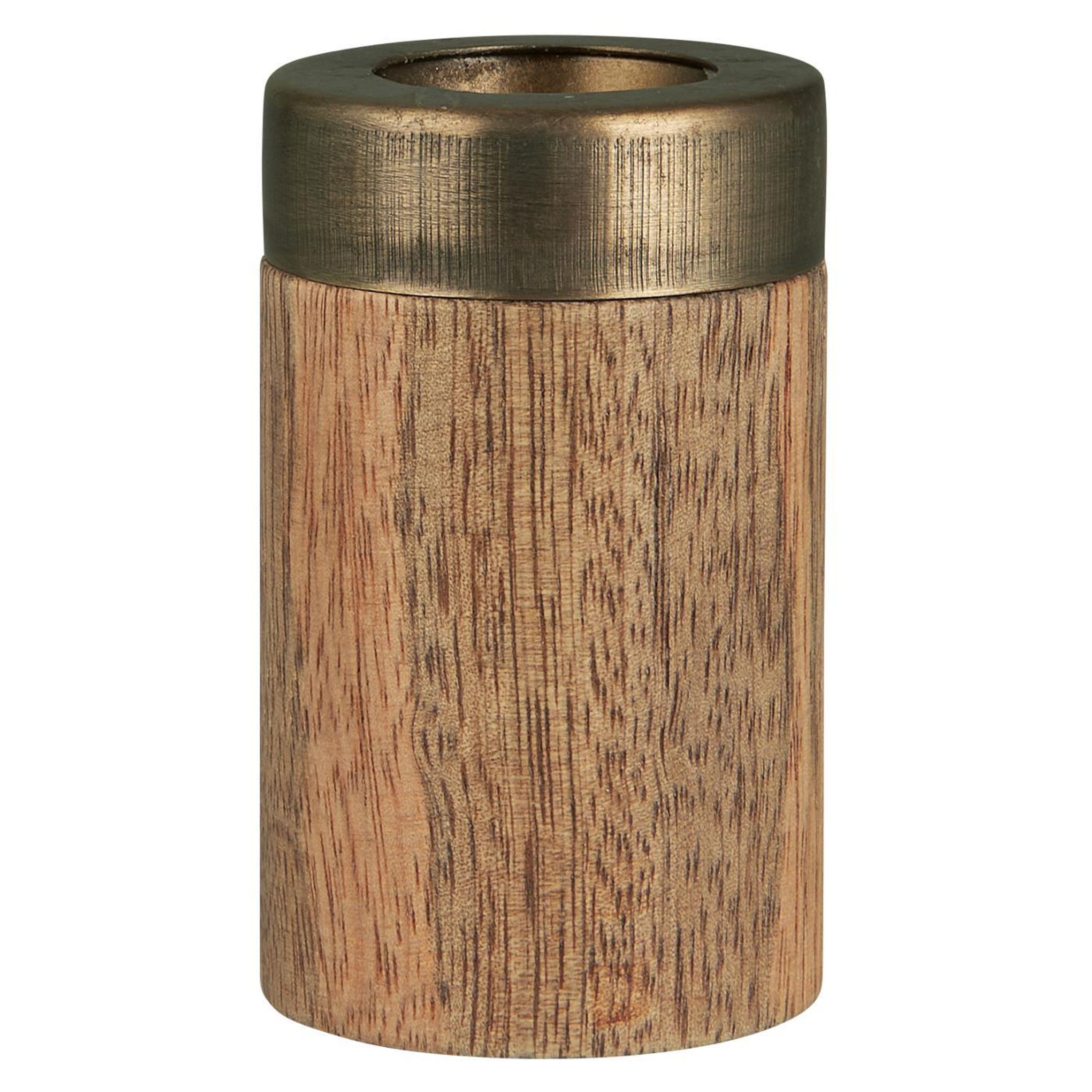 Ib Laursen Tafelkerze (Packung, 1-tlg., Pack), Wunderschöner Свечиspitzer aus Mangoholz