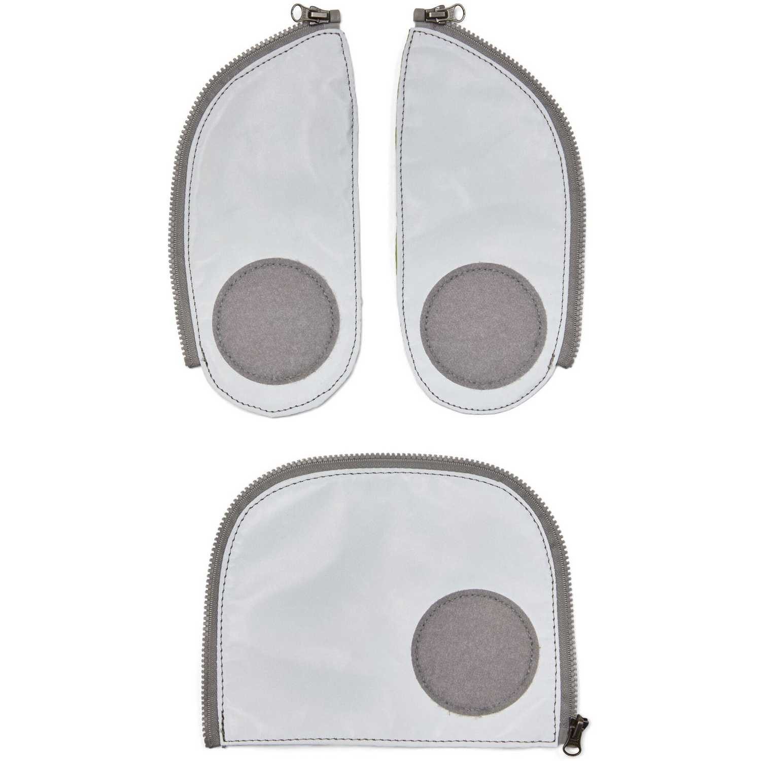 ergobag Federmäppchen Ergobag Zip-Set Silver Reflective