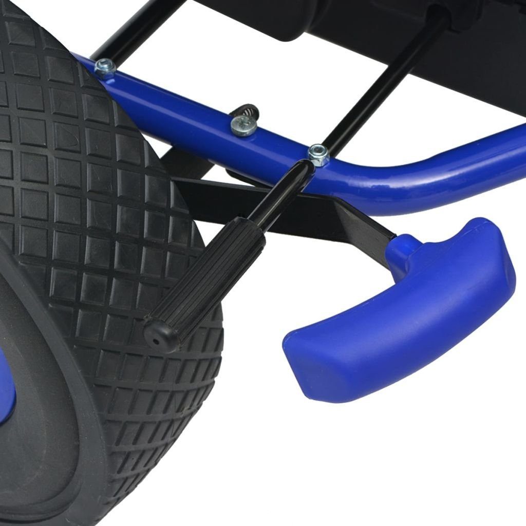Tretfahrzeug verstellbarem Tretfahrzeug Blau Si Trampelauto Pedal vidaXL Kinderfahrzeug Go-Kart