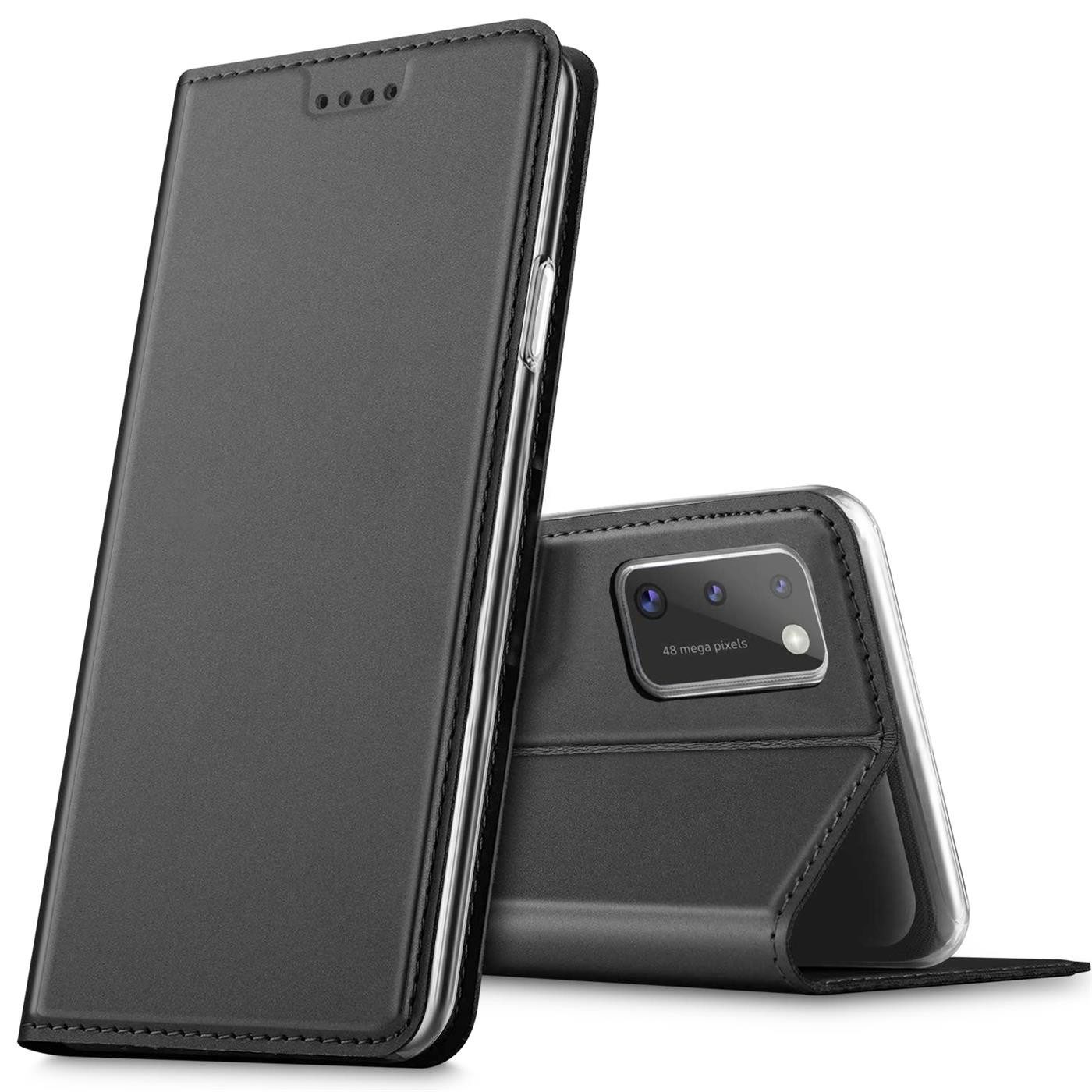 CoolGadget Handyhülle Klapptasche Wallet Kartenfach für Samsung Galaxy A03s 6,5 Zoll, Ultra Slim Flip Case Hülle Klapphülle Cover Schutzhülle
