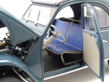 Norev Modellauto Citroen 2CV AZL Ente 1959 blau Modellauto 1:18 Norev, Maßstab 1:18