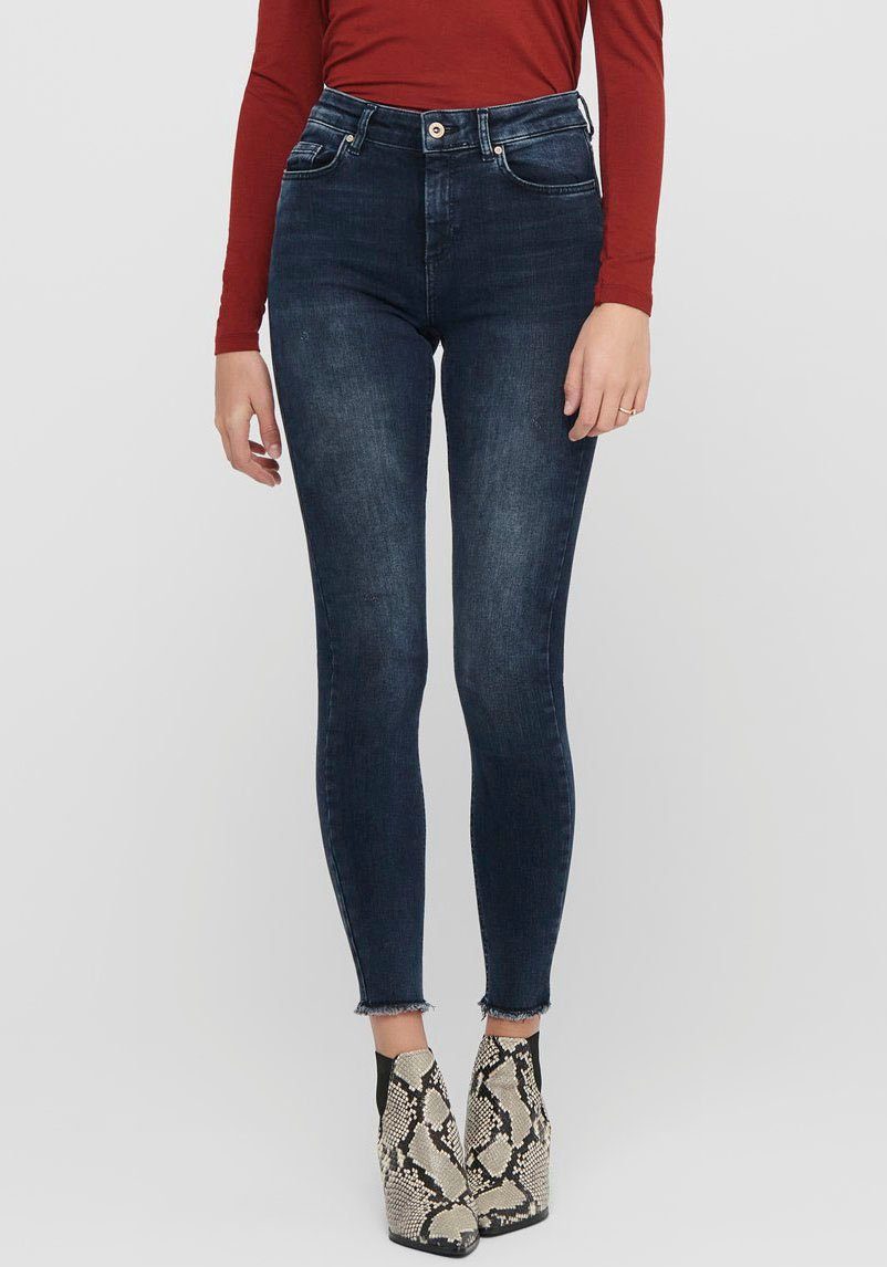 Skinny-fit-Jeans ONLBLUSH MID SK ANK RW REA409 NOOS