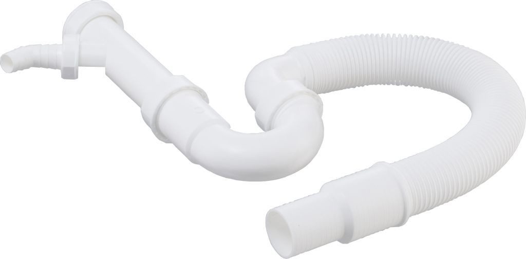 keenberk Siphon flexibel für Küche Geräteanschluss 1 1/2 Zoll mit 40 / 50 mm Anschluss