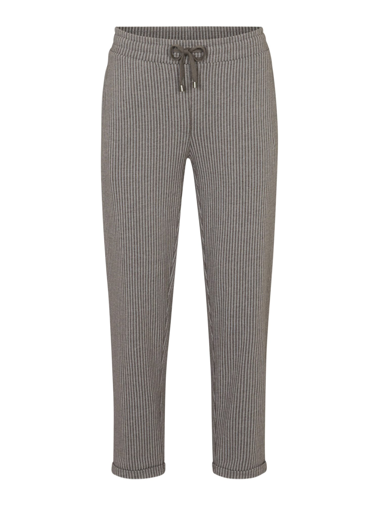 Juvia Stoffhose grau, Freizeit, Baumwolle, Unifarben, Casual Fit, Mittel