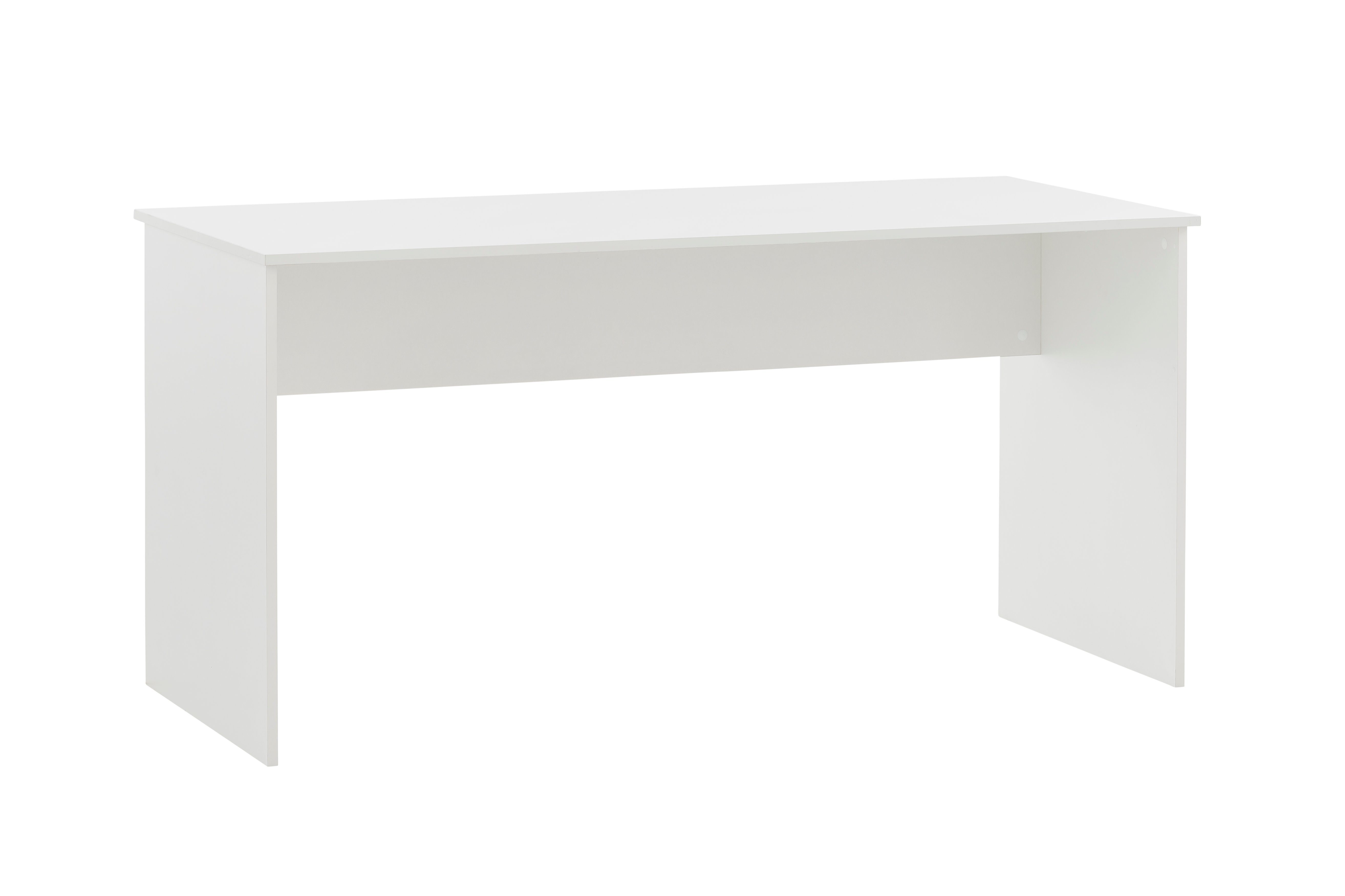 PROREGAL® Schreibtisch Möbelpartner Schreibtisch Jaguar, HxBxT 73,6x150x65cm, Weiß