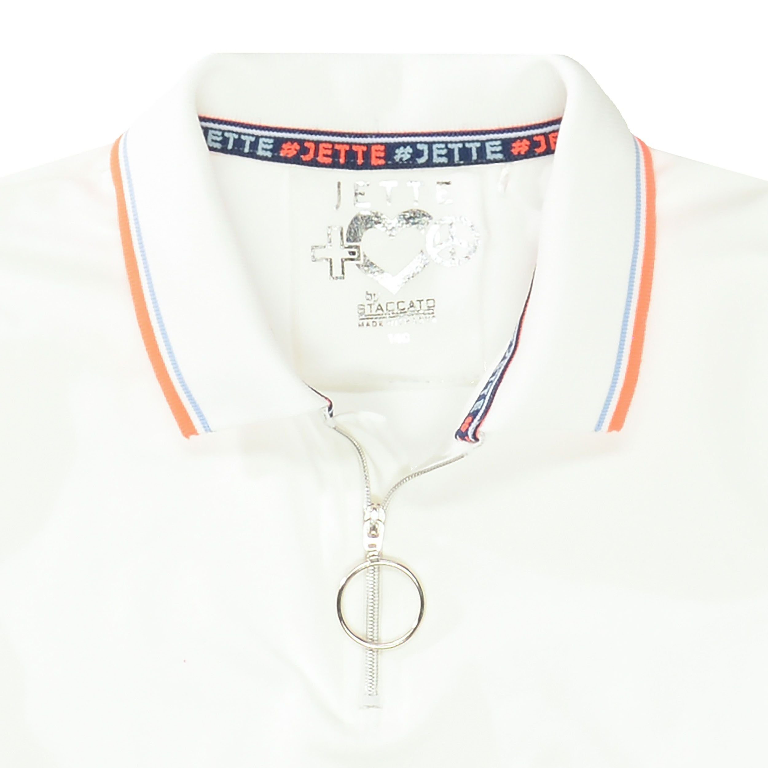 JETTE Langarm-Poloshirt