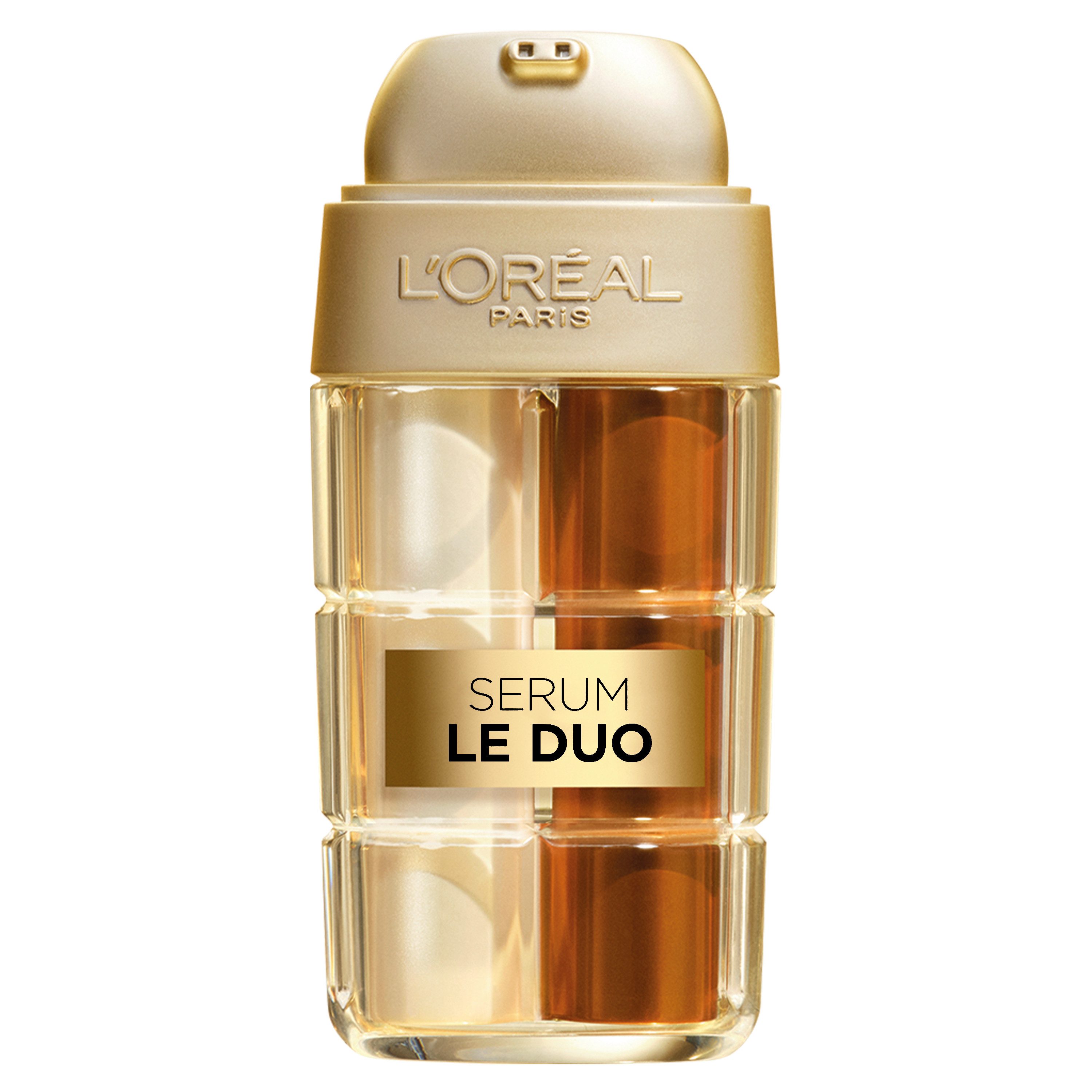 L'ORÉAL PARIS Gesichtsserum AGE PERFECT ANTI-AGING SERUM LE DUO MINI-FORMAT, intensive Pflege, mildert Falten, kräftigt die Haut