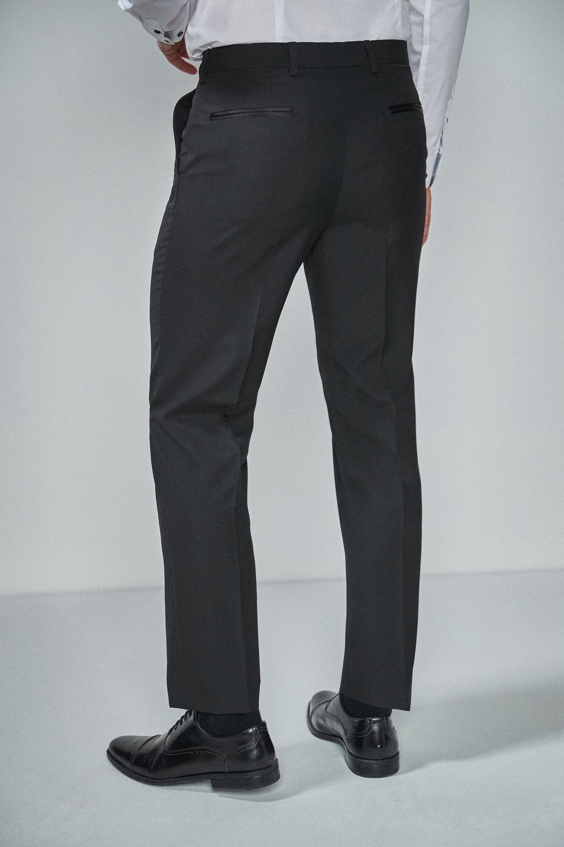 Next Anzughose Tuxedo Trousers With Contrast Tape Detail (1-tlg) günstig online kaufen