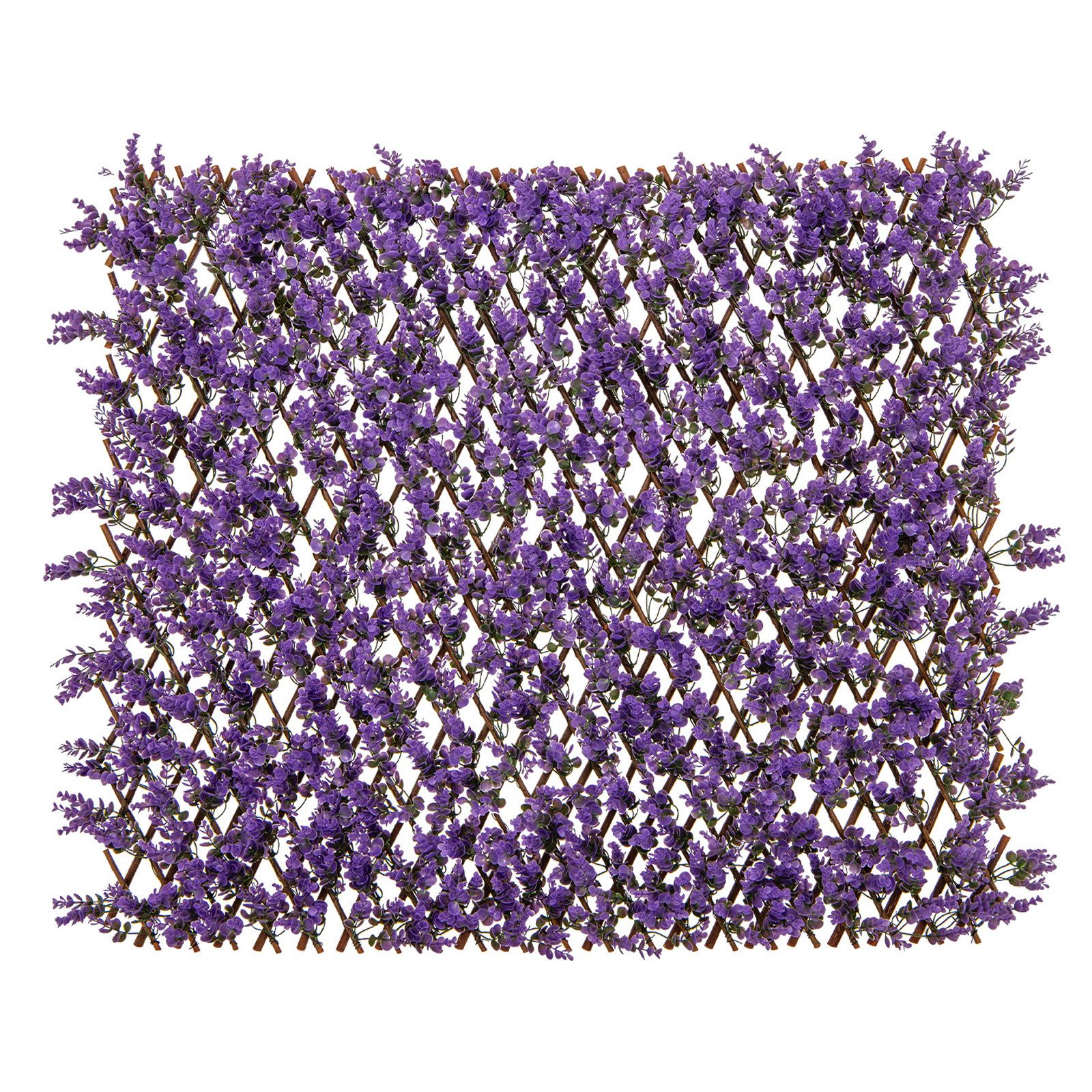 Kunstpflanze, COSTWAY, Pflanzenwand mit Eukalyptus-Blättern 180x90cm günstig online kaufen