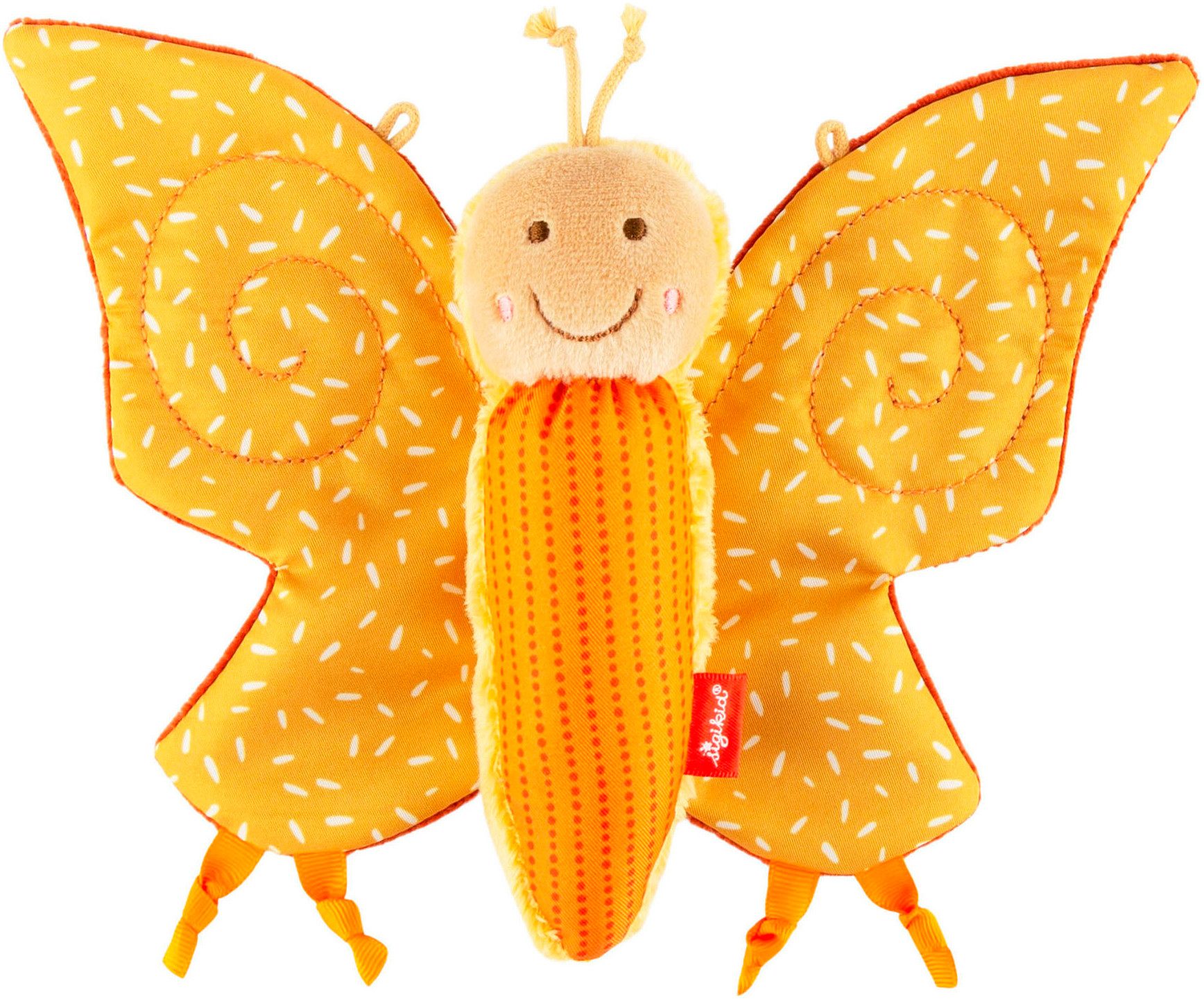 Sigikid Greifspielzeug Yellow, Aktiv Schmetterling, gelb günstig online kaufen