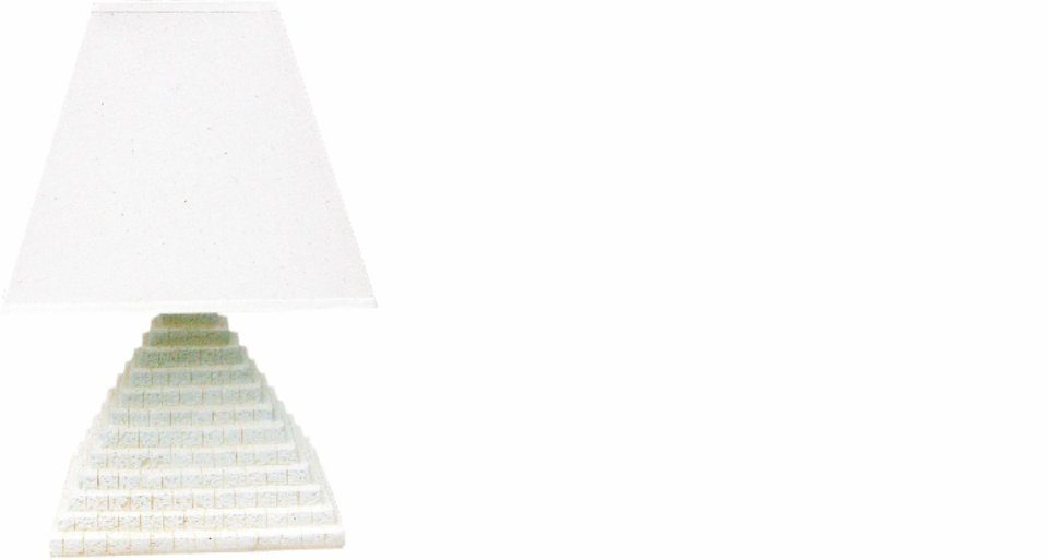 JVmoebel Dekoobjekt Design Leuchte Leuchte Schirm Ägyptische Pyramide Lampe Stehleuchte