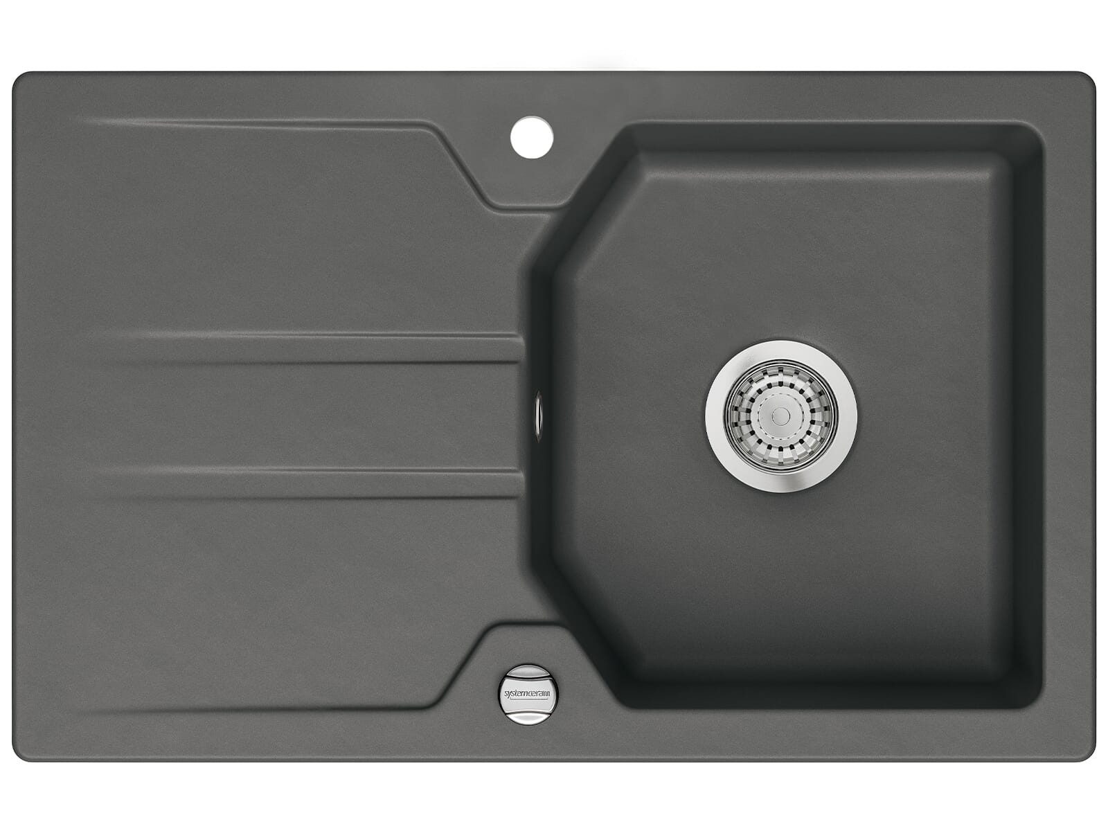 Systemceram Küchenspüle, rechteckig, 80/51 cm, (1 St)