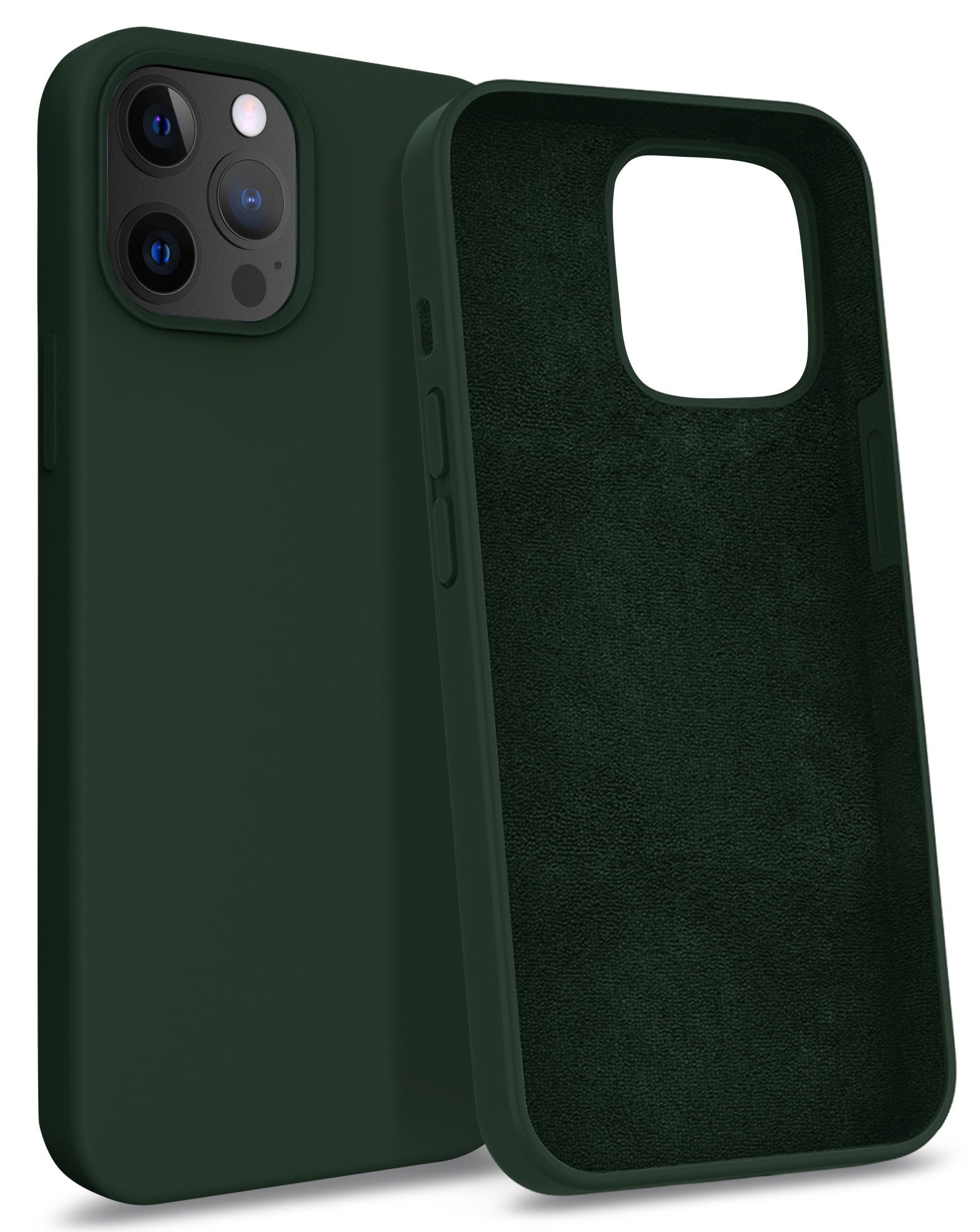 MyGadget Handyhülle Hülle Cover 3 Lagig (TPU / Hardcase / Mikrofaser) Für Apple iPhone 12, 12 Pro