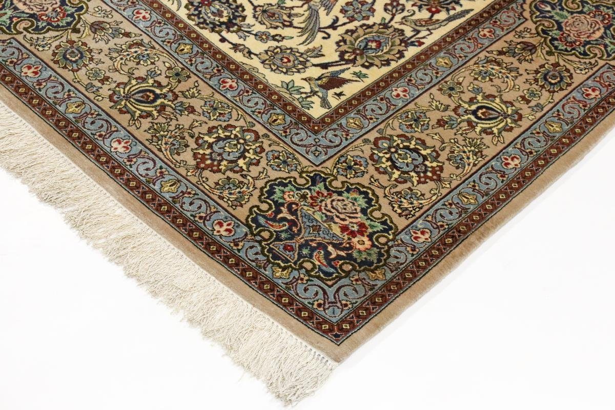 Orientteppich Isfahan Seidenkette rechteckig, 142x229 Orientteppich, Höhe: Handgeknüpfter Trading, mm Nain 6