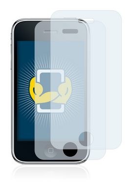 BROTECT Schutzfolie für Apple iPhone 3GS, Displayschutzfolie, 2 Stück, Folie klar
