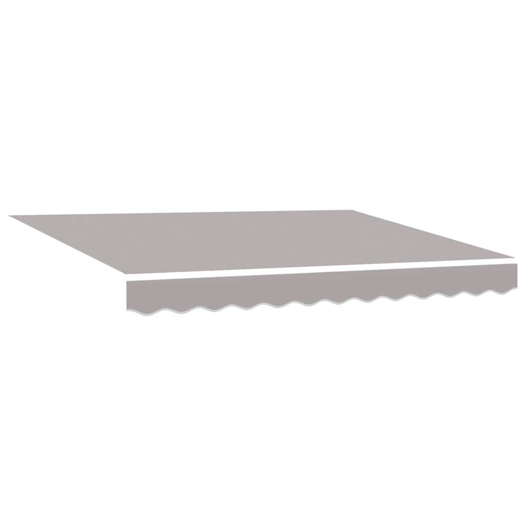 vidaXL Markise Markisenersatzstoff Hellgrau 3 x 2,5 m Polyester (1-St)