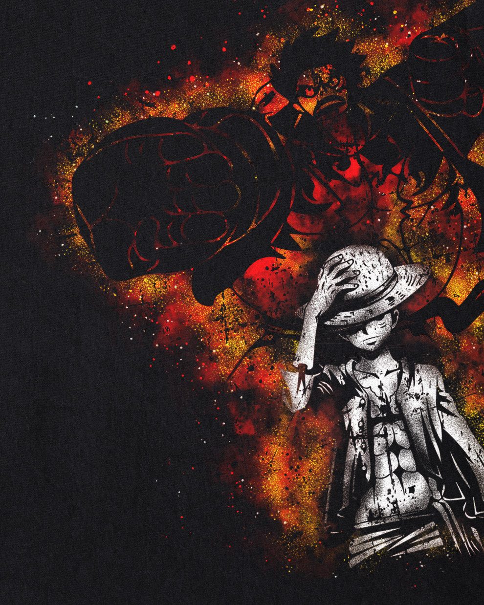 style3 T-Shirt one piece luffy monkey d ruffy captain gum strawhat strohhutbande dvd