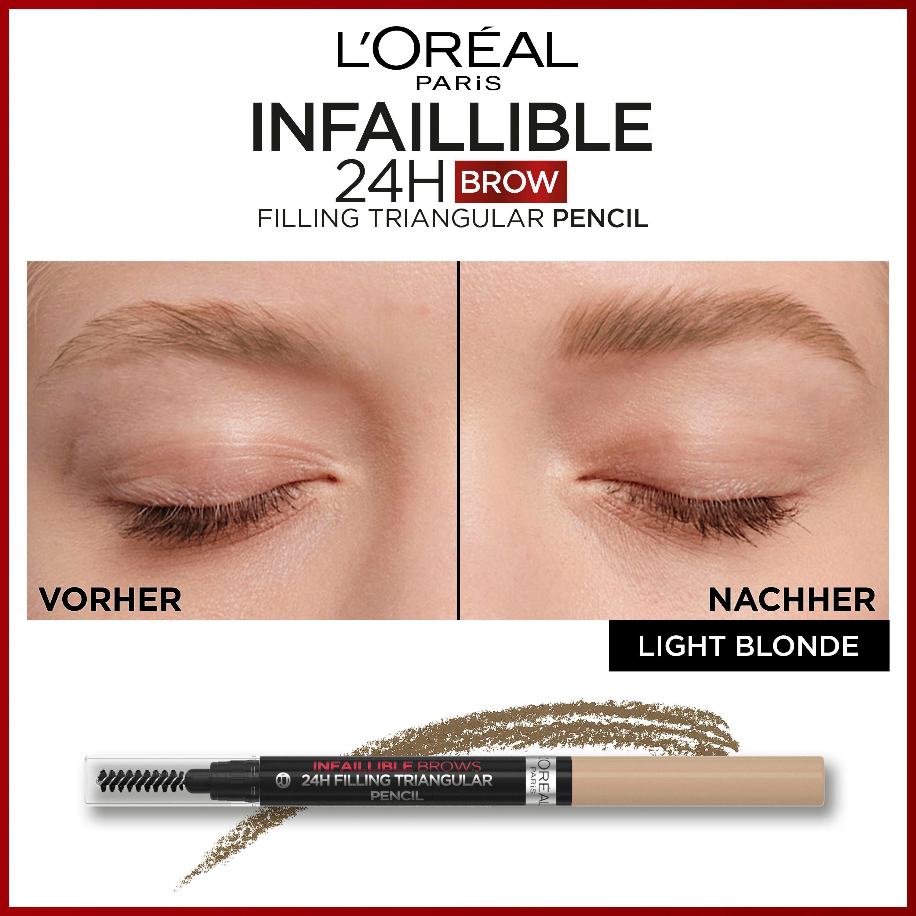 Infaillible L'Oréal Pencil, 24h Brows Browliner Augenbrauen-Stift ausdrucksstarke Paris Augenbrauen PARIS L'ORÉAL für