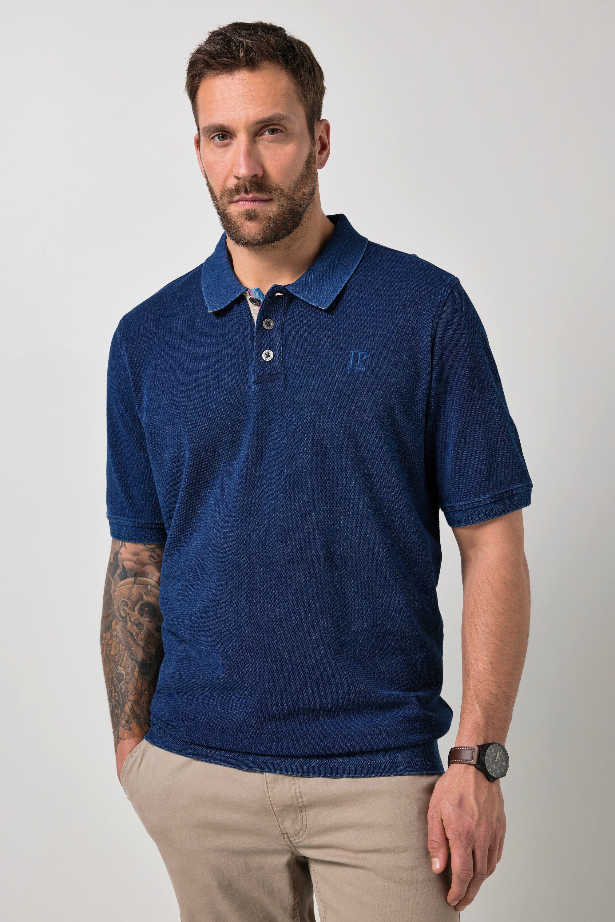 Poloshirt Poloshirt Halbarm Bauchfit Piqué XXL bis 8 XL