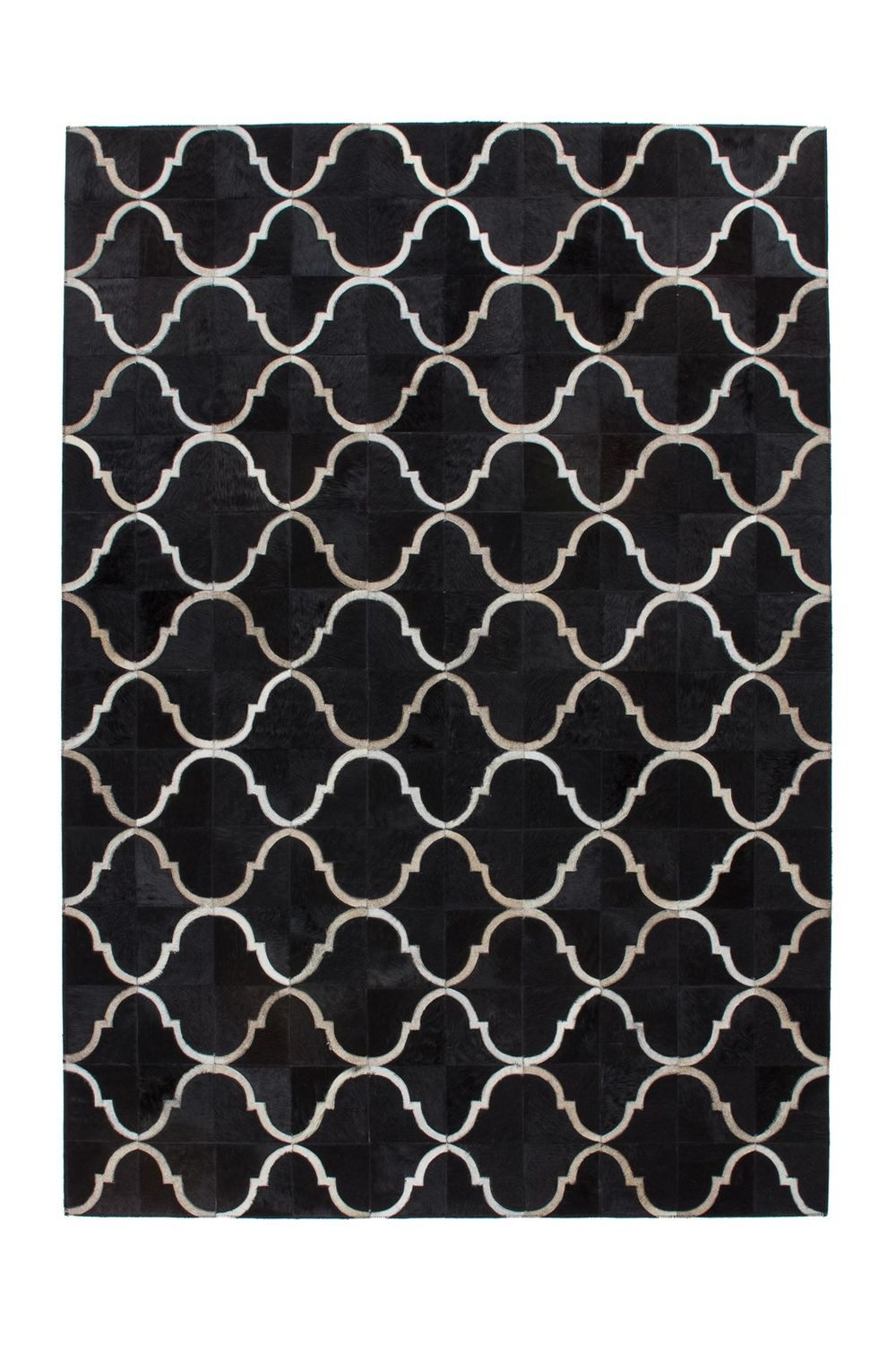 Teppich Boss Teppich Flachgewebe Teppich Lea 310 - Schwarz, rechteckig, Höhe: 8 mm