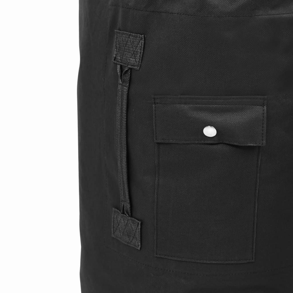 vidaXL Sporttasche, Seesack Armee-Stil 85 L Schwarz