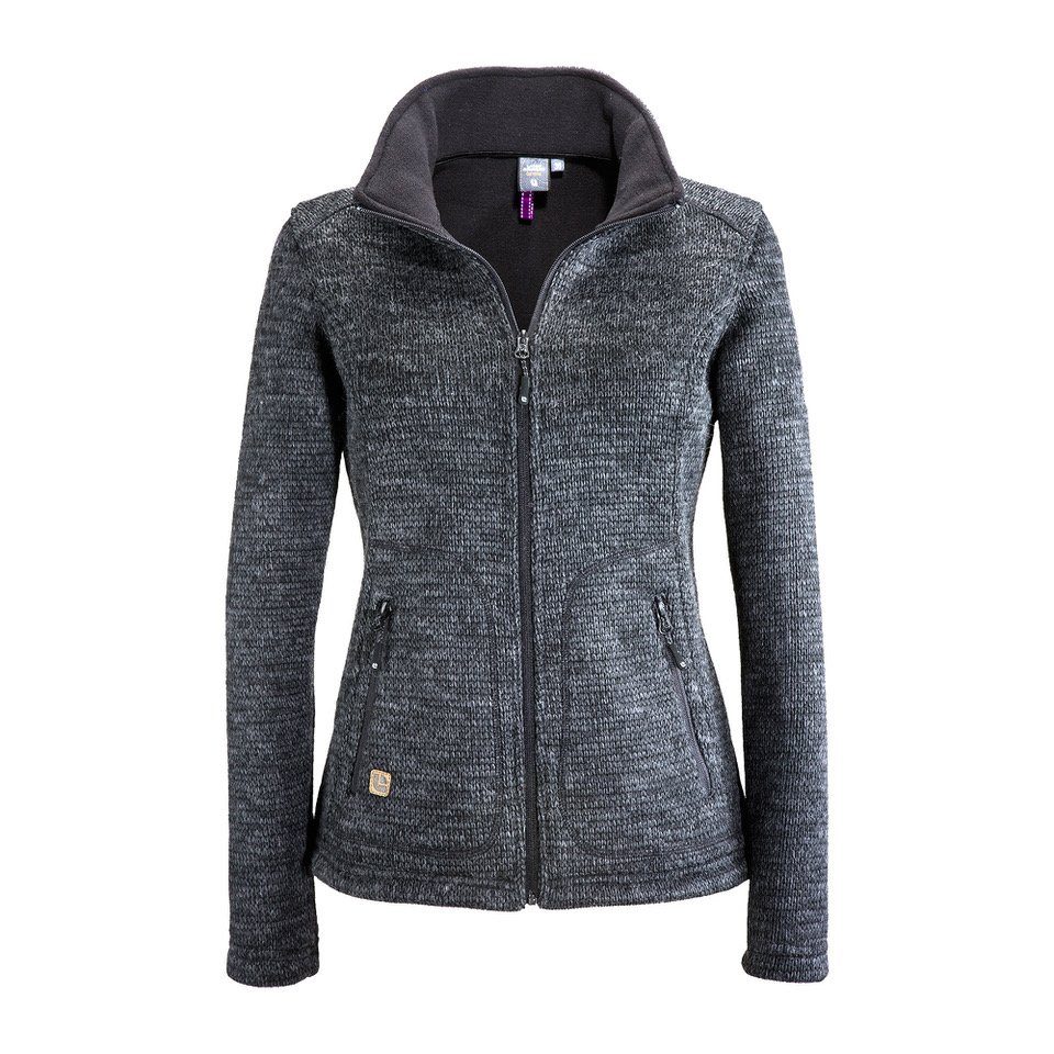 DEPROC Active Strickfleecejacke WILLMORE III WOMEN in edler Optik