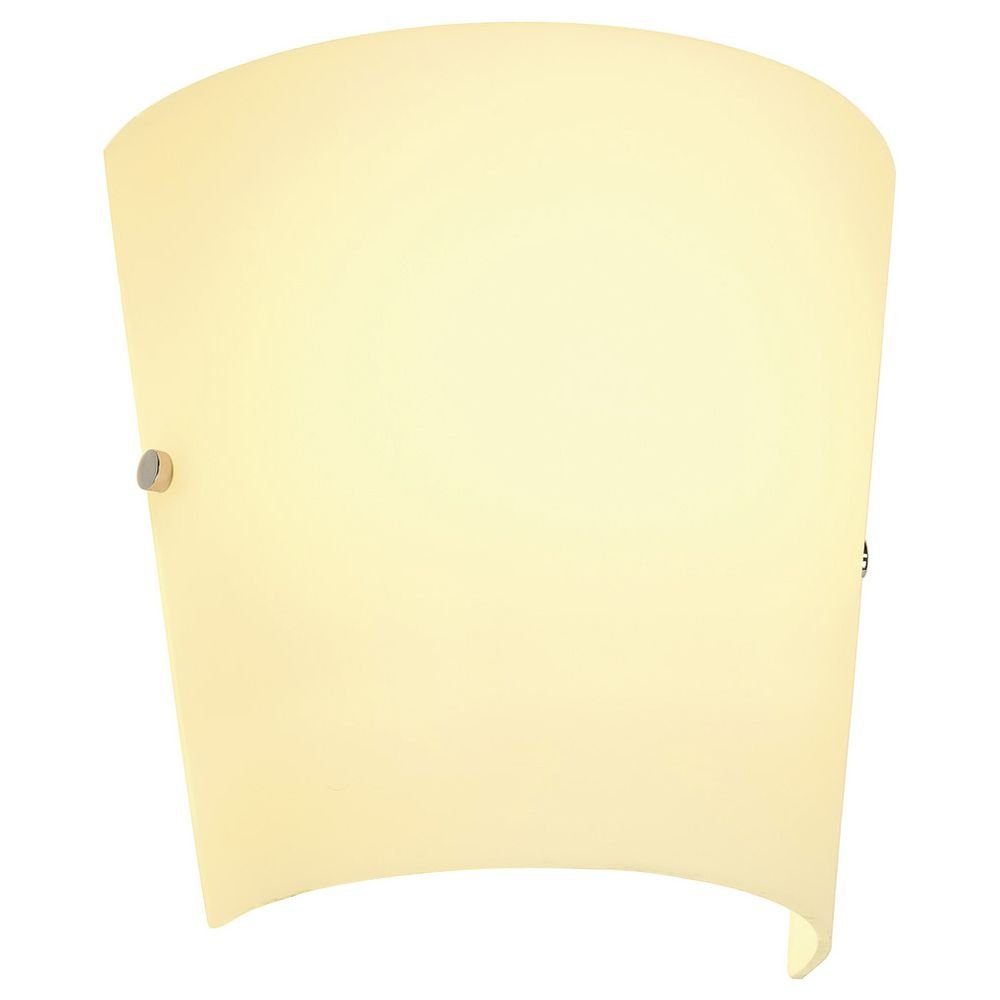 silbergrau, Nein, Wandlampe, keine Angabe, Basket, E27, Wandleuchte Satiniert, Leuchtmittel Wandleuchte, in Wandleuchte Glas warmweiss, Wandlicht SLV enthalten: