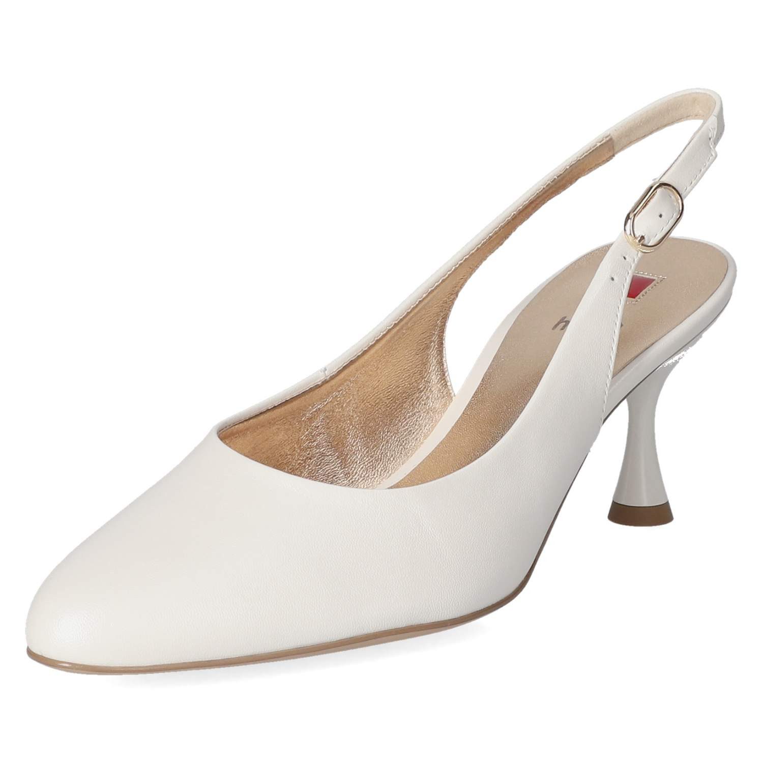 Högl Högl 11061030300 Damen Glattleder white Slingpumps