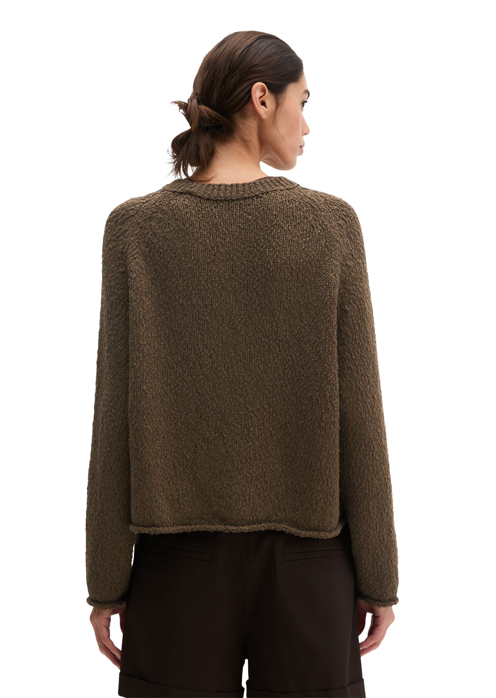Marc O'Polo Cardigan aus Heavy Cotton Slub-Garn