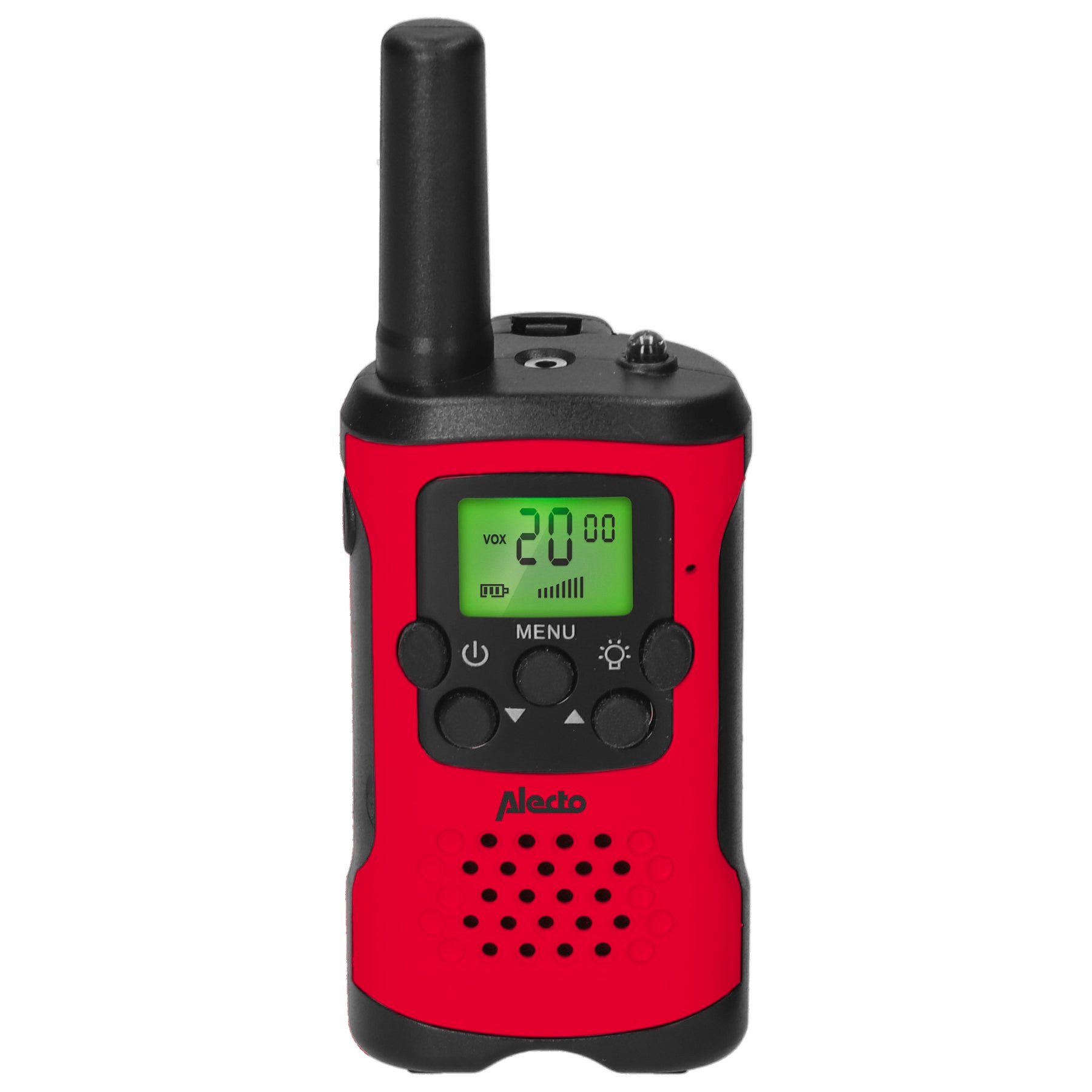 Alecto Walkie Talkie FR-115 Walkie-Talkie-Set, (Set, bestehend aus 2x Alecto FR115 und 2x Gürtelclip)