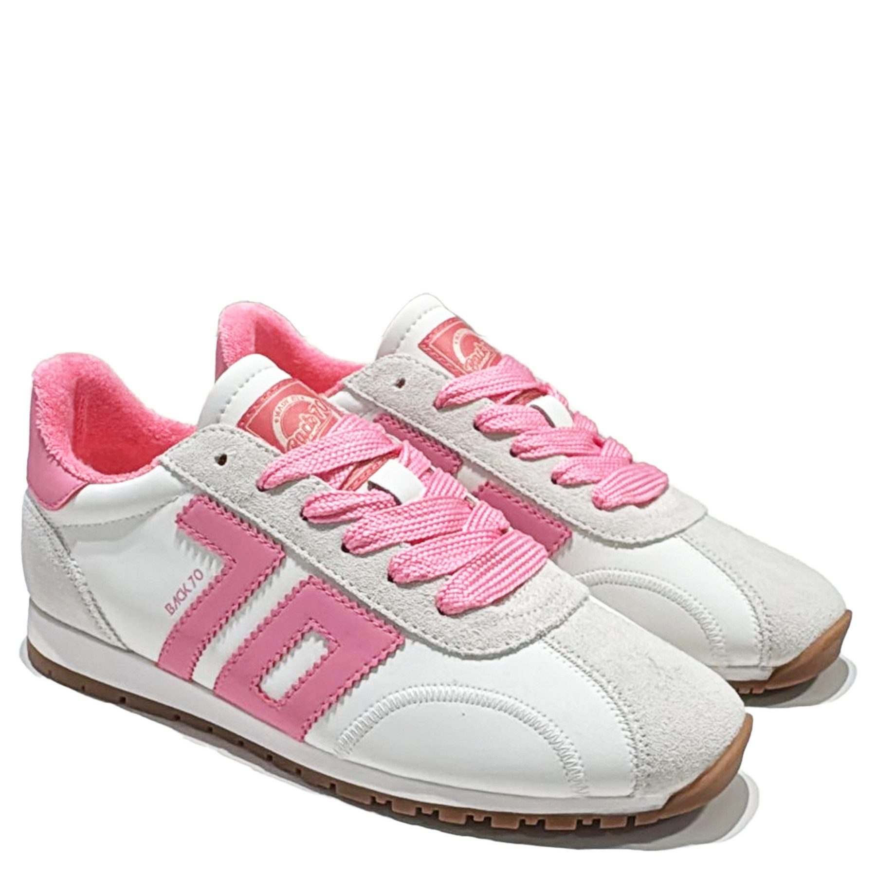 Back 70 Sneaker ASIAN aus Leder - Pink Sneaker