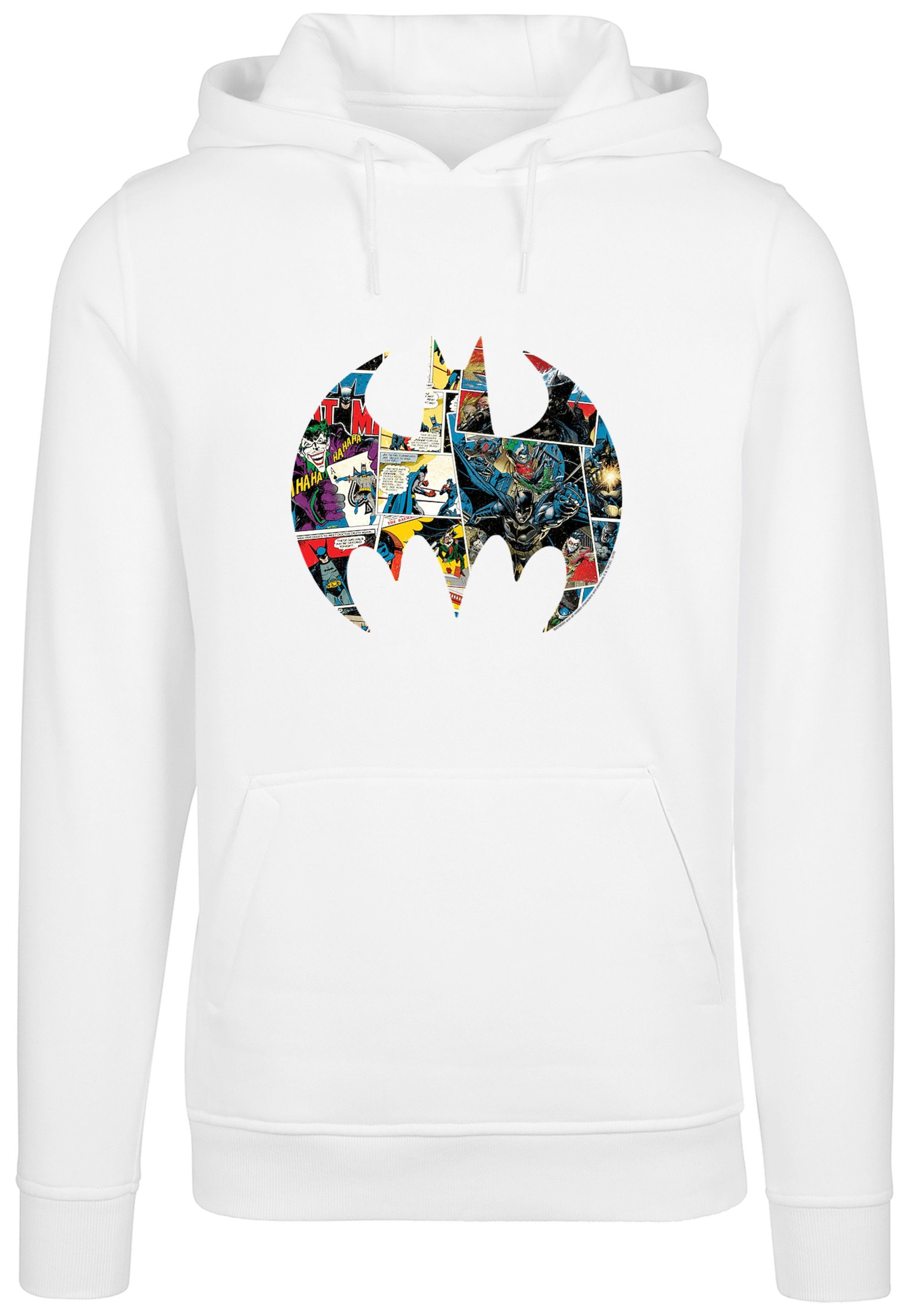 F4NT4STIC Sweatshirt Comic ,Slim-Fit,Kapuzenpullover,Bedruckt, Herren,Premium DC Kapuze Verstellbare Book Kängurutasche Logo Batman Merch und geräumige Comics