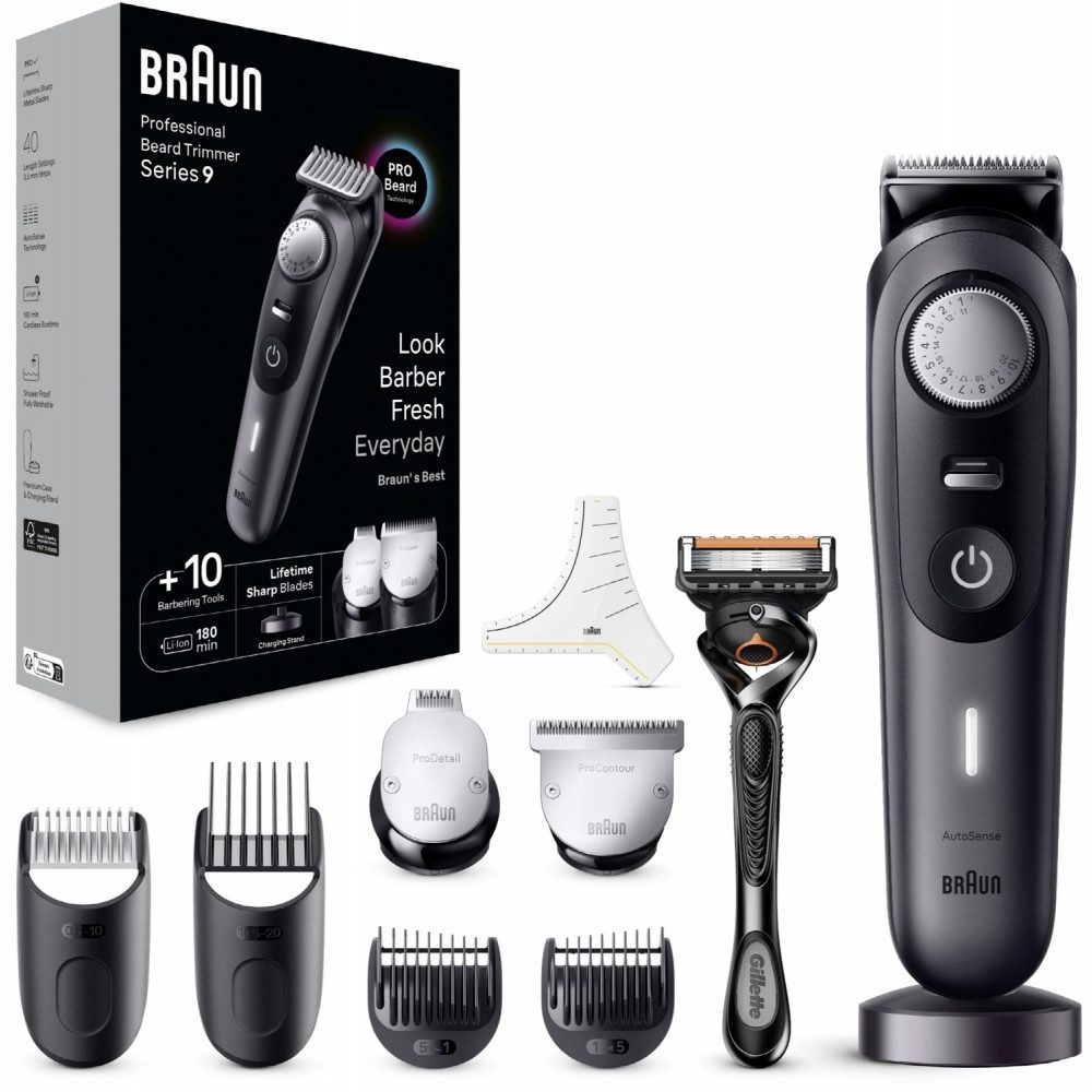 Bartschneider Braun BT9421 Barttrimmer für präzise Ergebnisse.