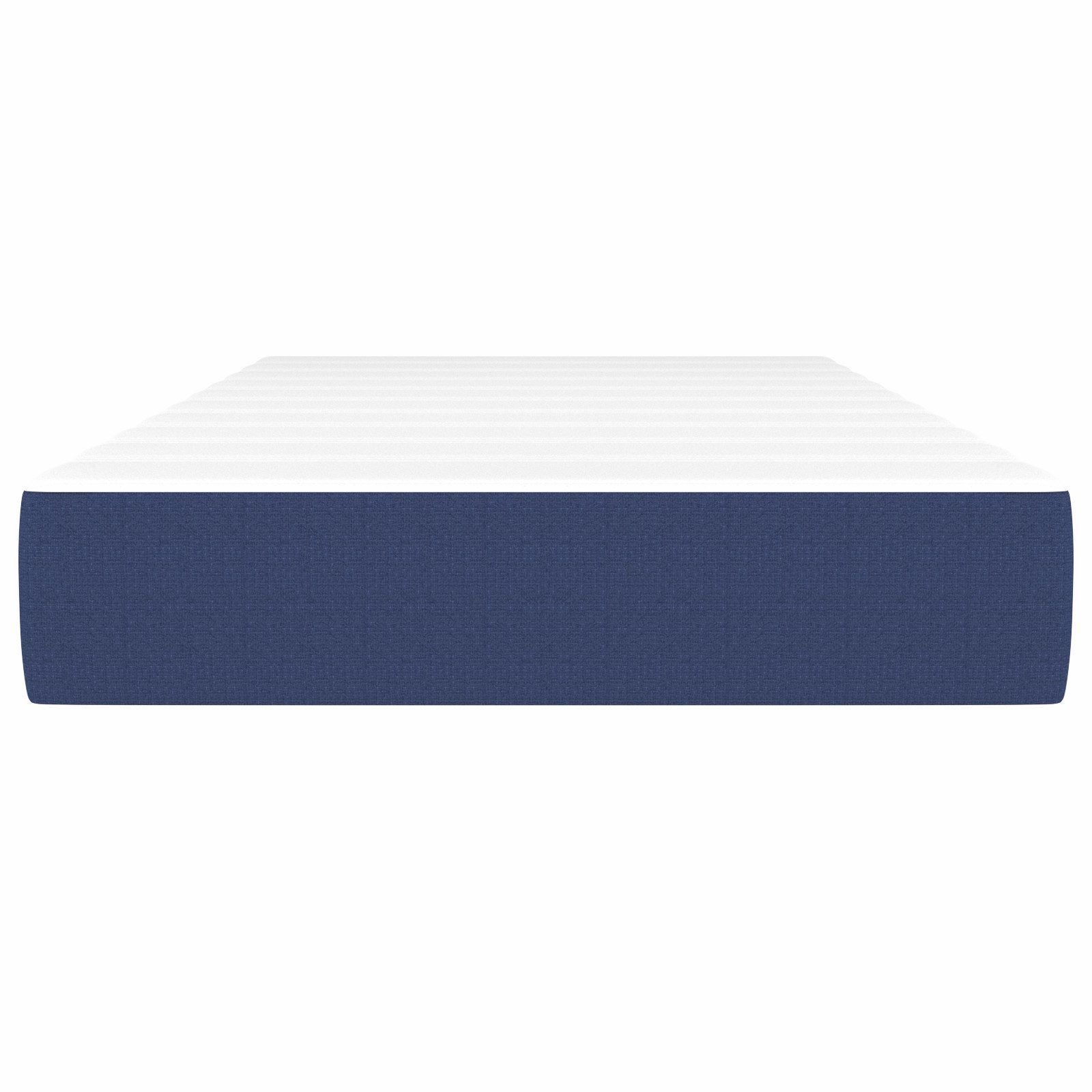 Boxspringmatratze Taschenfederkernmatratze Blau 120x190x20 cm Stoff, günstig online kaufen