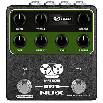 Nux E-Gitarre NDD-7 Tape Echo Effektgerät mit Netzteil