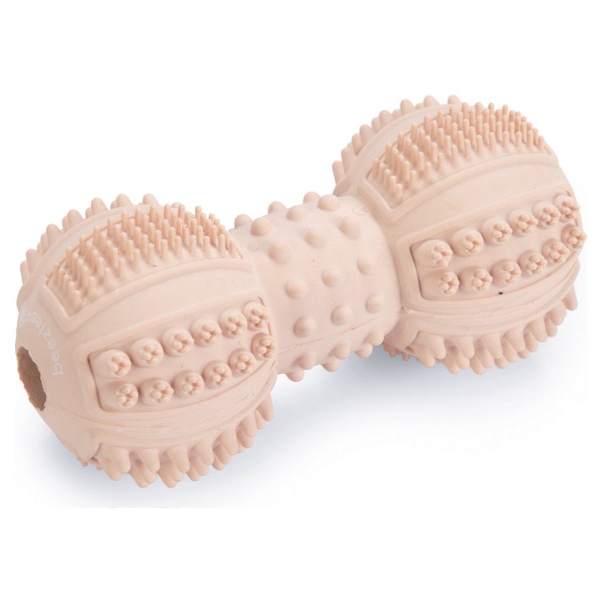 Beeztees Zahnpflege-Spielzeug Hundespielzeug Puppy Dental Hantel rosa