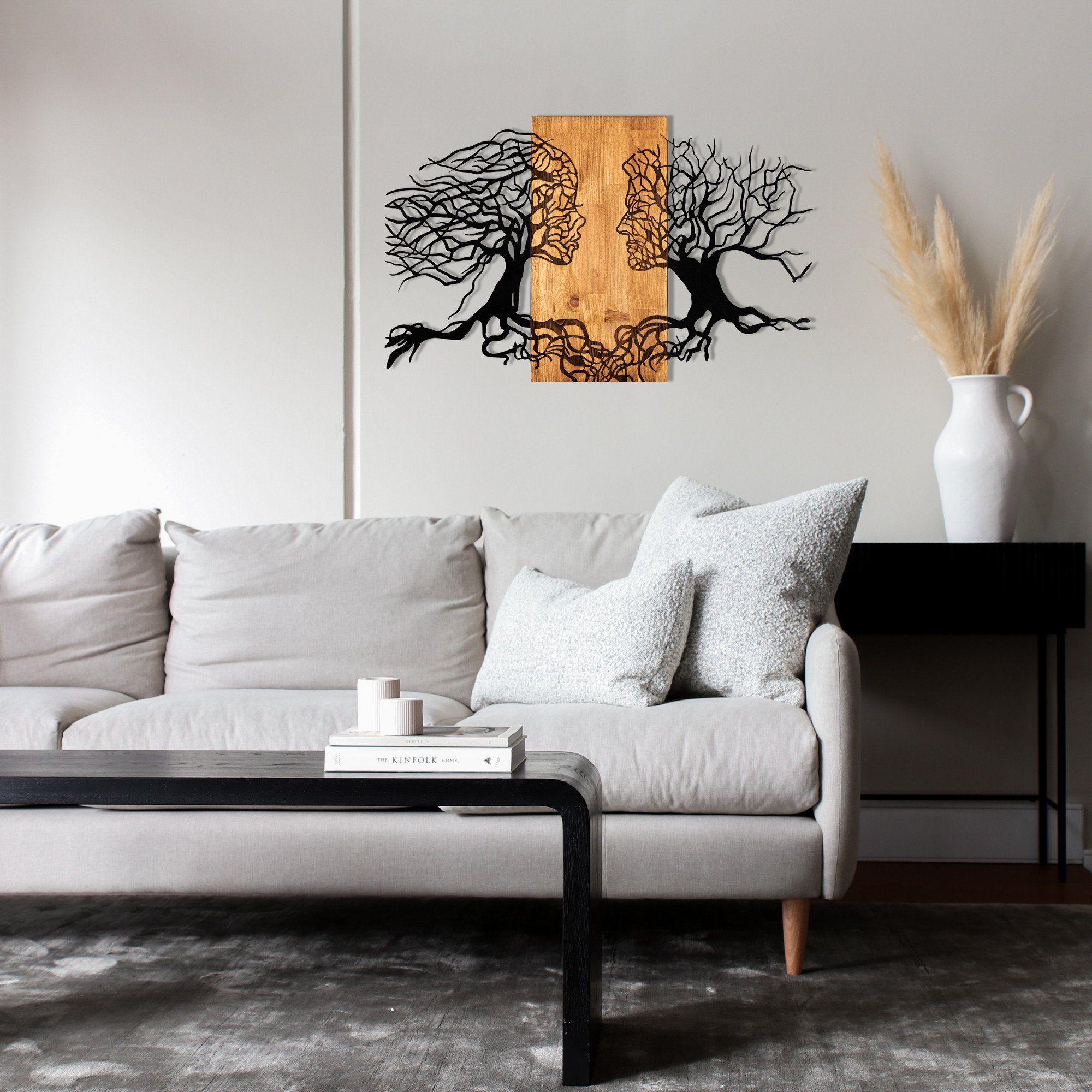 Wallity Wanddekoobjekt 100% METAL (Thickness: 1,2 mm), 92 x 58 cm Z1774 (1 St)