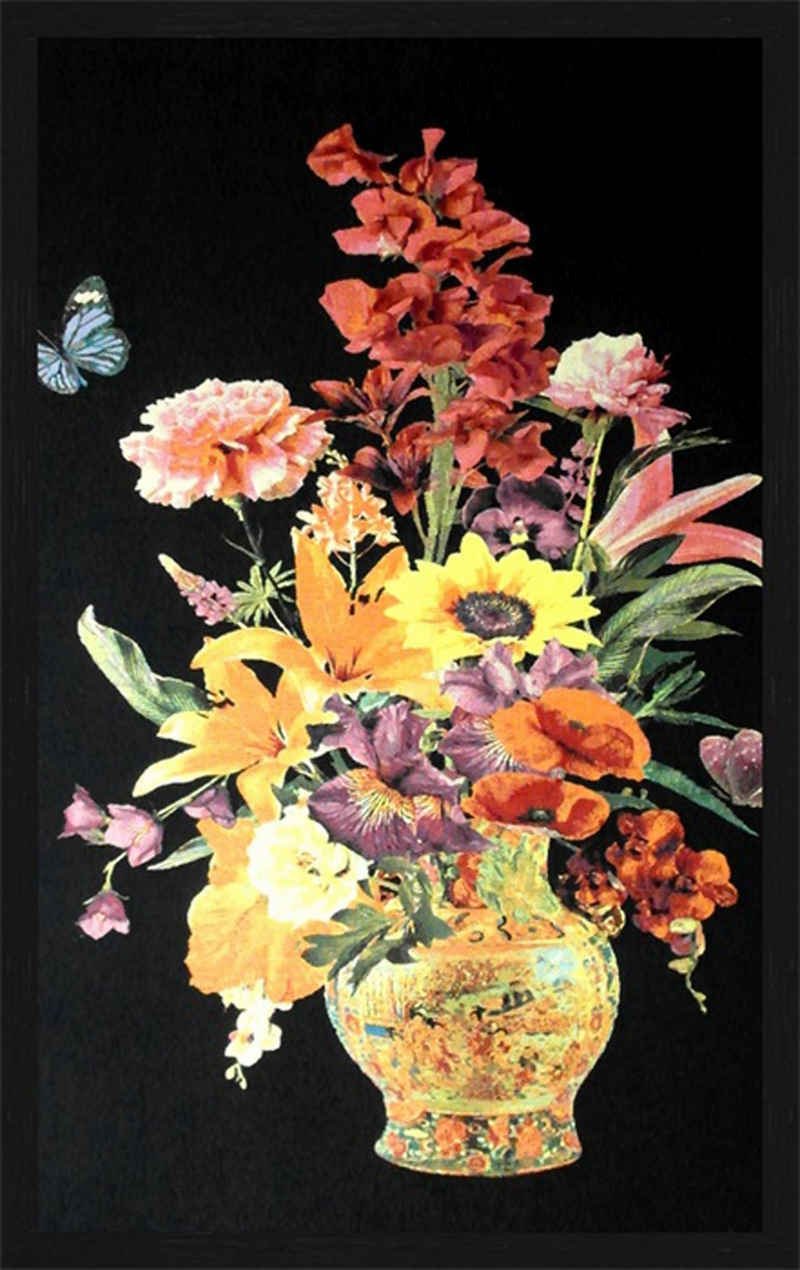 More2Home Wandbild MondiArt, FLOWER VASE, Gobelin gewebt, L: 83 x 128 cm
