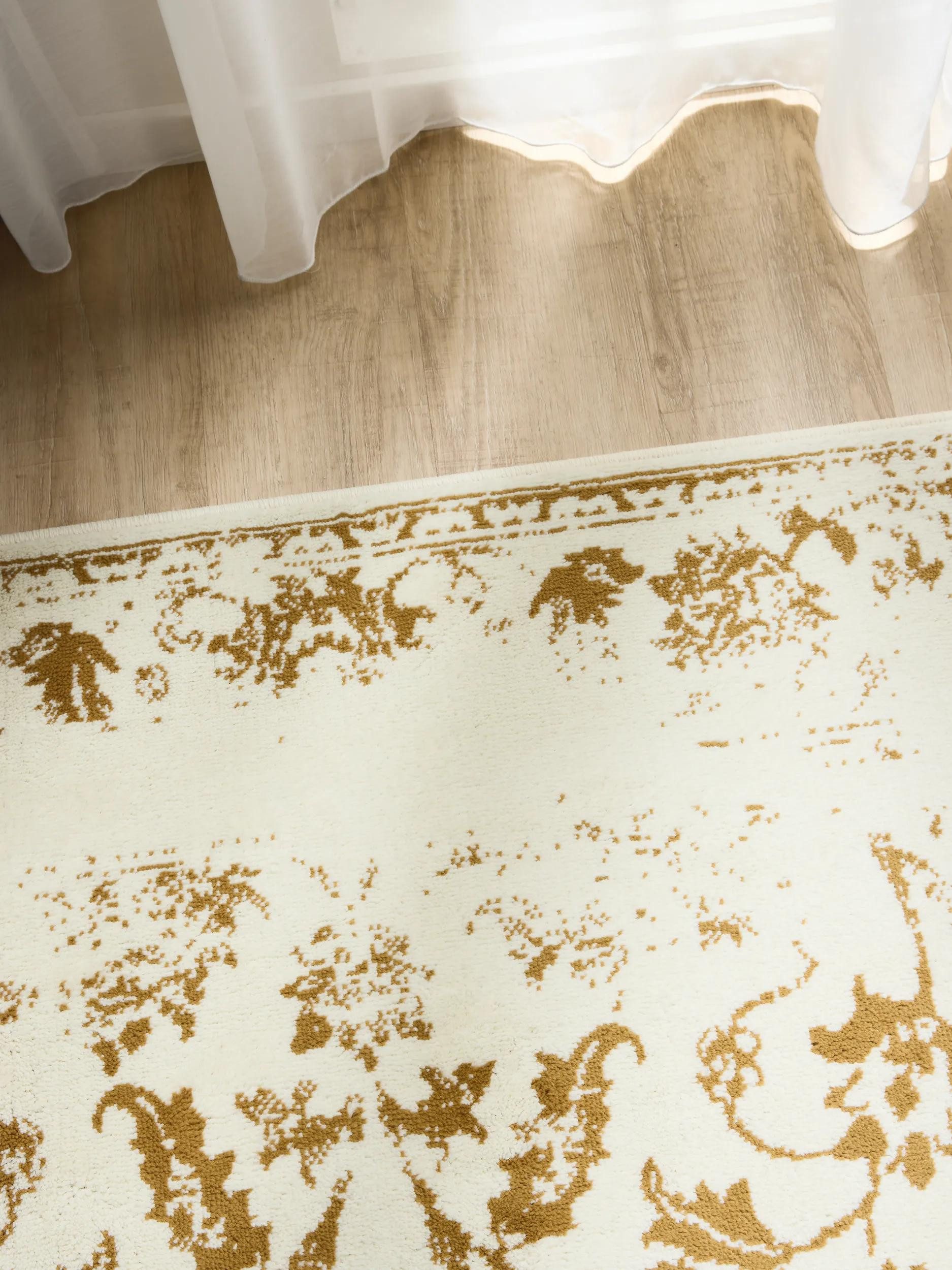 benuta Teppich Suki, rechteckig, Höhe: 6 mm, Vintage-Look, Kurzflor, Retro Teppich Wohnzimmer, Schlafzimmer